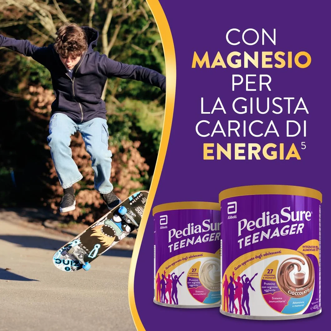 PediaSure Teenager Integratore Multivitaminico 400 g Cioccolato