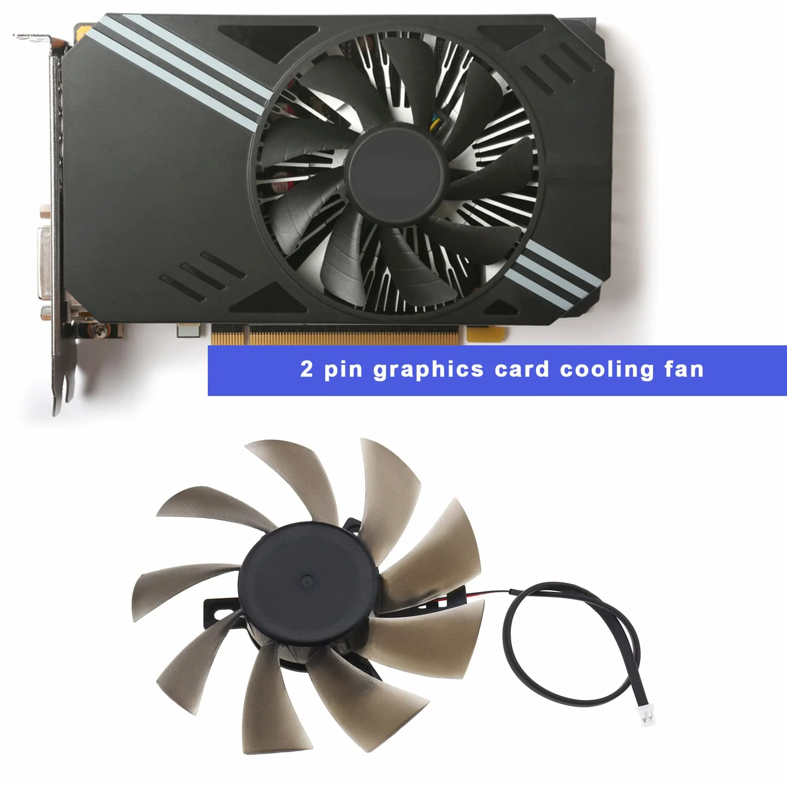 Ventola Di Raffreddamento Della Scheda Video Con Cuscinetto A 2 Pin Compatibile Con Zotac GTX Mini Ventola Di Raffreddamento Della Scheda Grafica A 2 Pin Ventola Con Cuscinetto