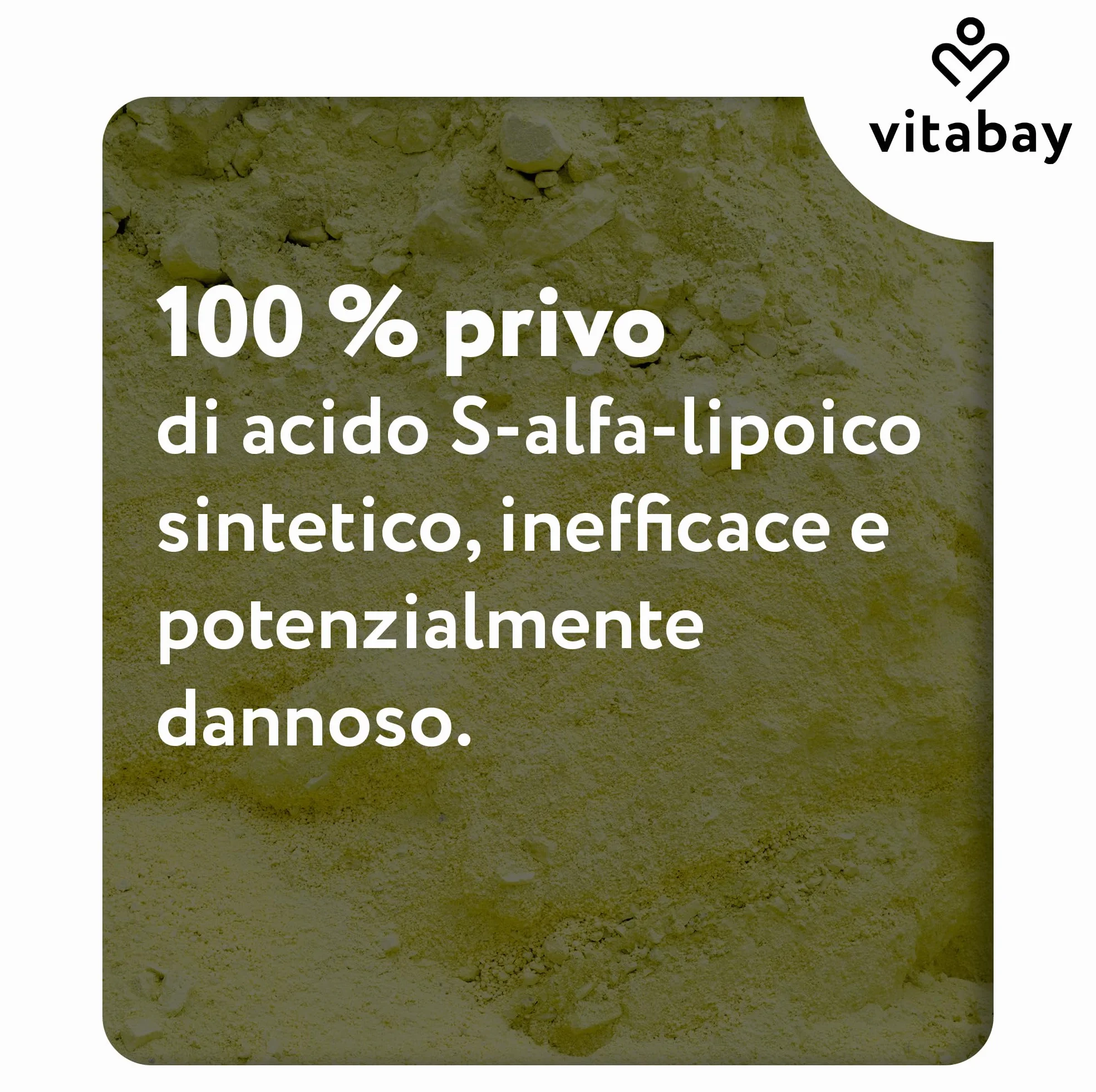 Vitabay Acido R-Alfa Lipoico 300 mg 120 capsule vegane Alpha Lipoic Acid ad alto dosaggio forma R naturale