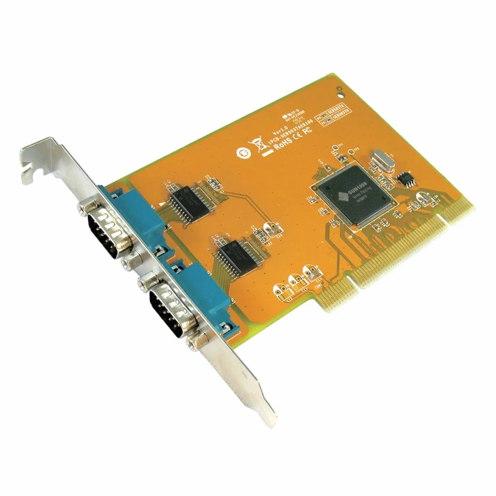 Sunix SER5037 A scheda seriale RS-232 PCI 2 porte