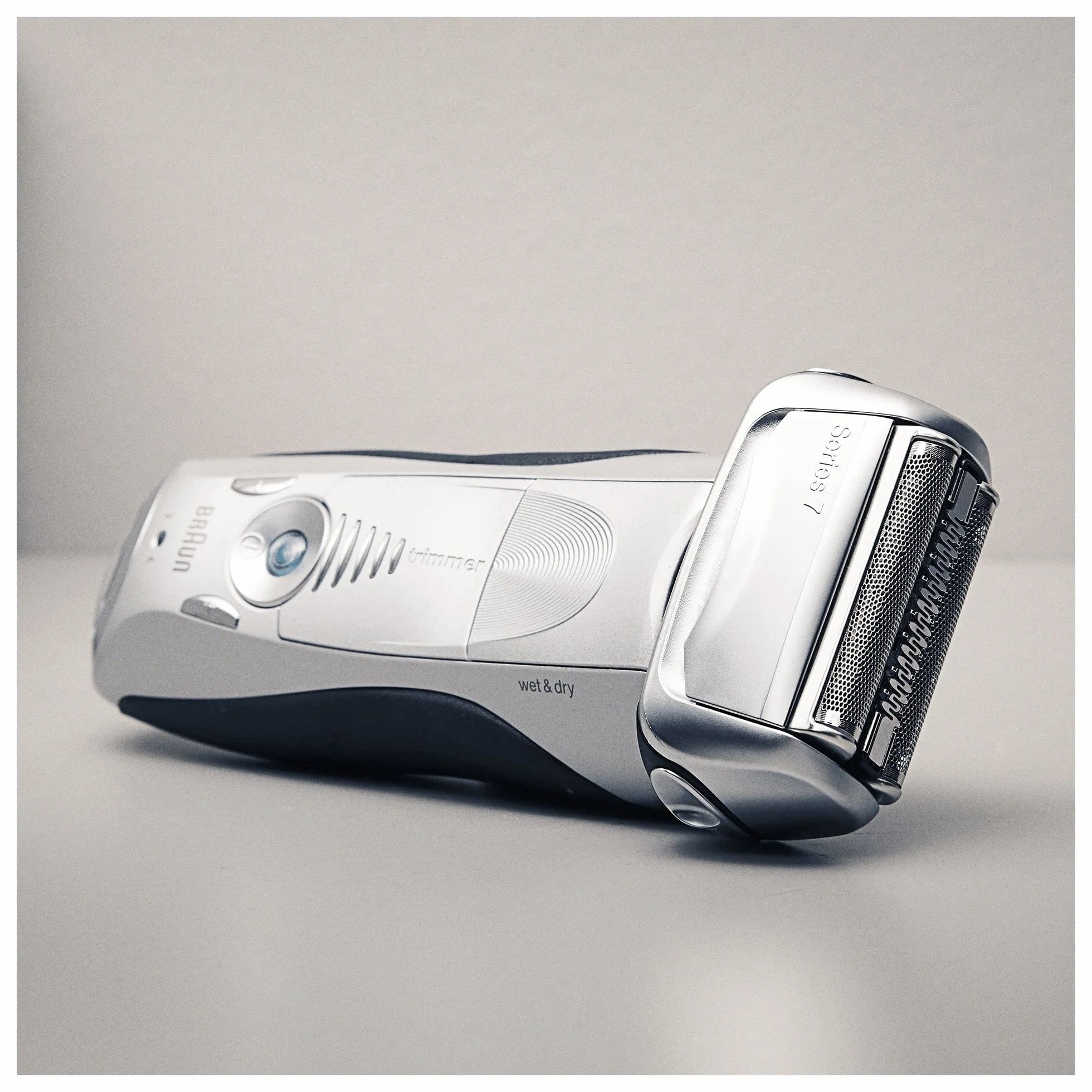 Braun 70S Testina di Ricambio Originale per Rasoio Elettrico Barba Series 7 Argento