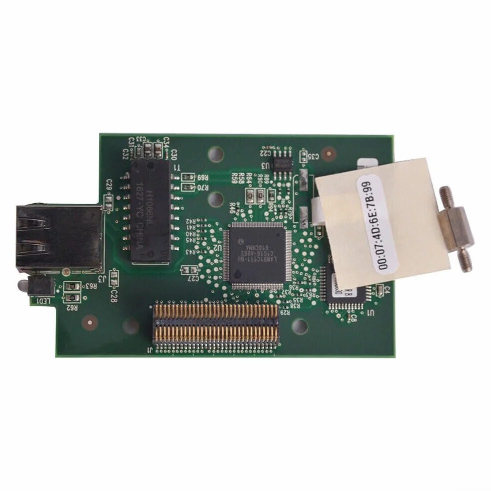 Scheda di rete per stampante di etichette Zebra ZM400 ZM600, modulo server di stampa Ethernet interno 79823 79501-011, adattatore LAN integrato di ricambio