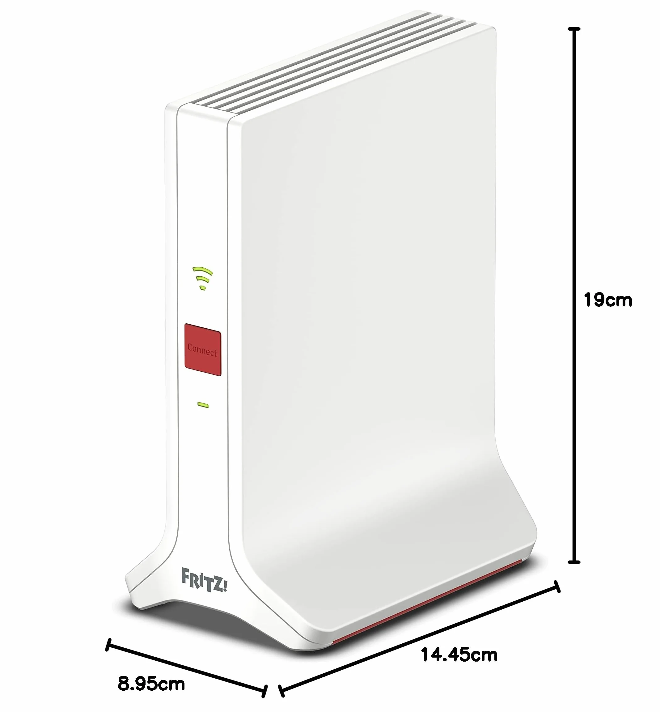 FRITZ!Repeater 3000 Ax Edition International, Ripetitore Wi-Fi 6 Extender Triband Veloce Fino A 4.200 Mbit, S, Mesh, Access Point, 2X Gigabit Lan, Interfaccia In Italiano 20002991, Bianco