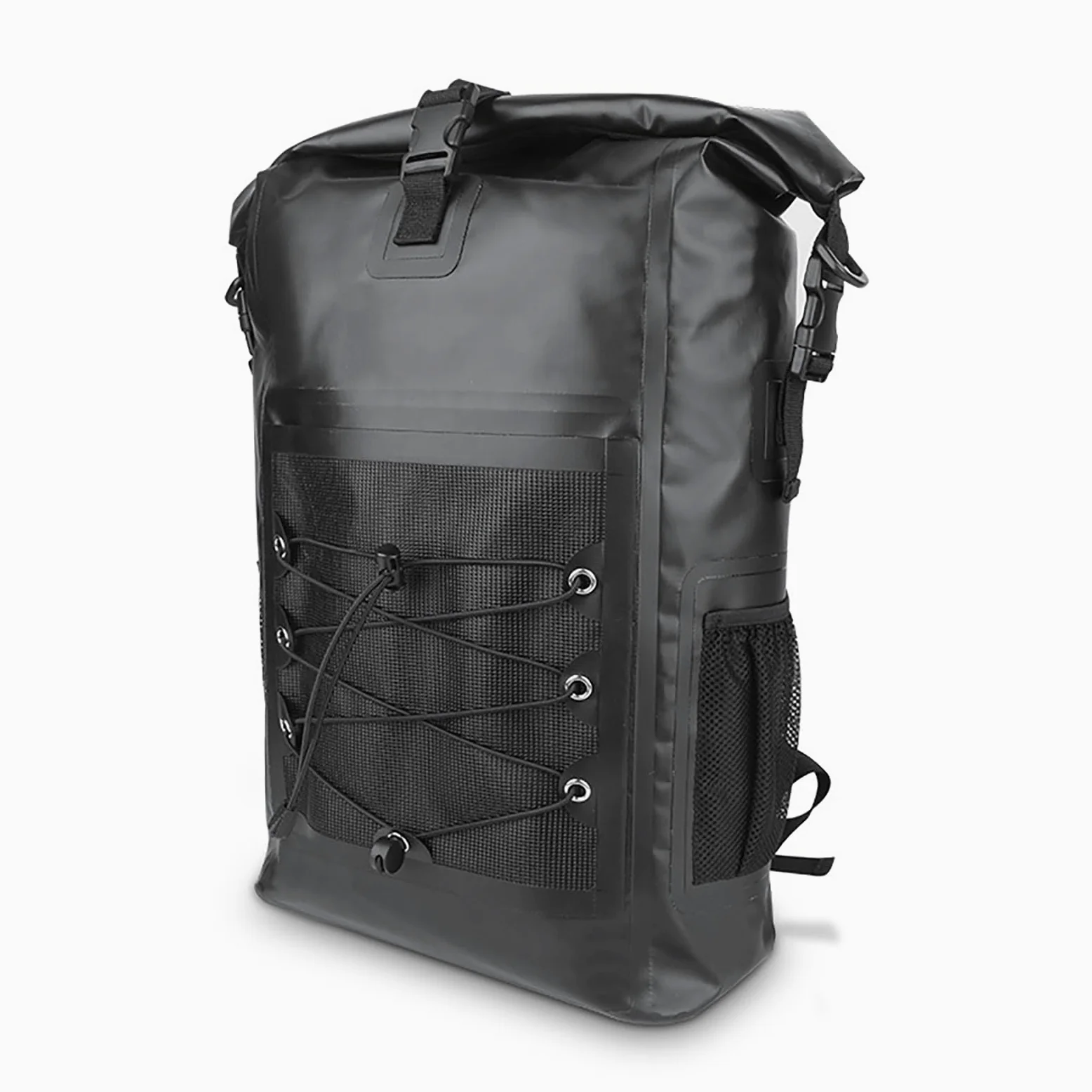 Zaino impermeabile da 25 litri, zaino da trekking leggero da viaggio per uomo e donna, campeggio, passeggiate, ciclismo, arrampicata, sport, Nero , 42 * 25 * 76cm