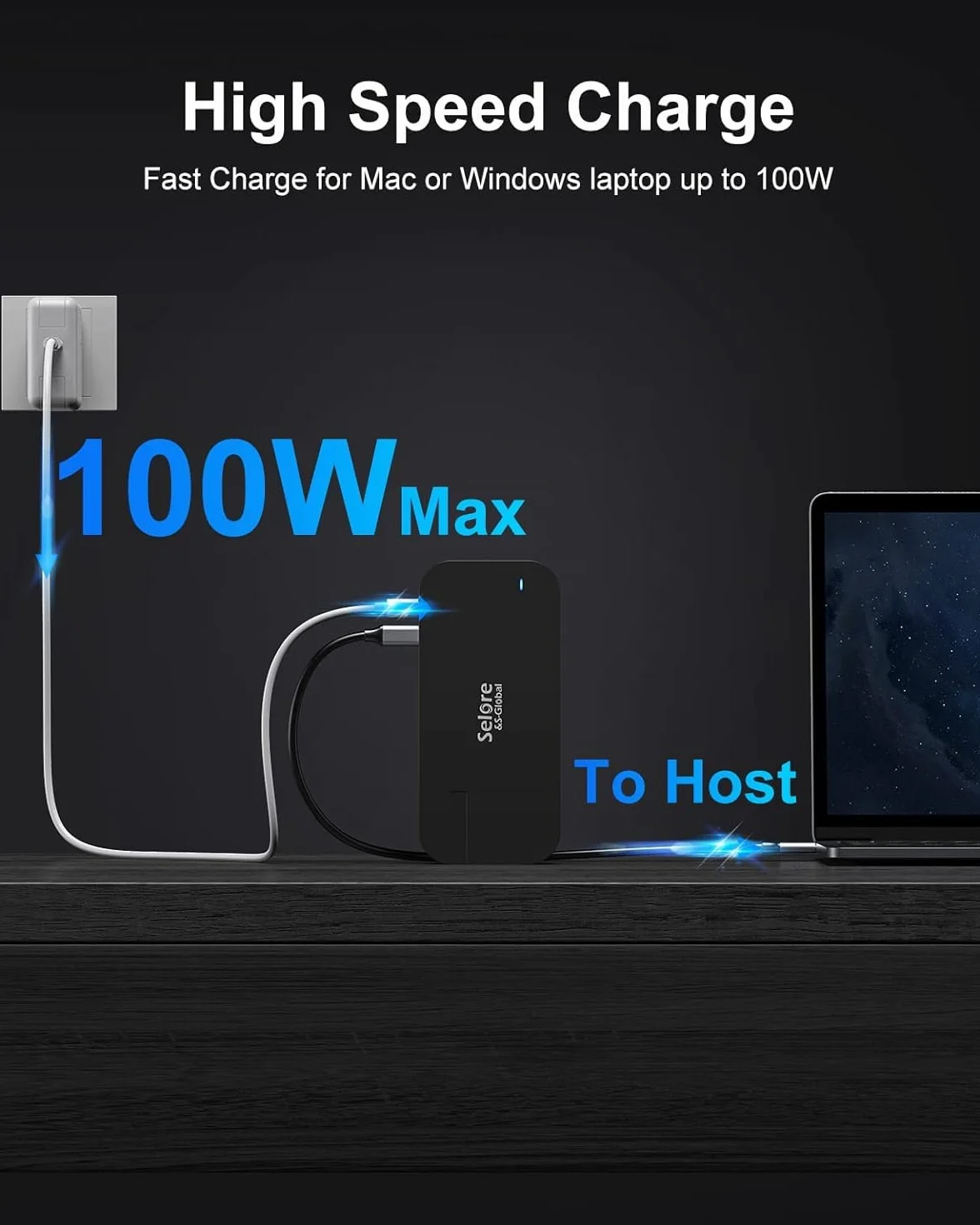Docking station USB C 15 in 1 Laptop Docking Station con Quadruple Display Dual 4K HDMI, DP, VGA, 100W PD, RJ45, 10Gbps USB C Data, USB 3.1 Gen 2, 2 USB 3.0/2.0, SD/FT, per MacBook Dell HP