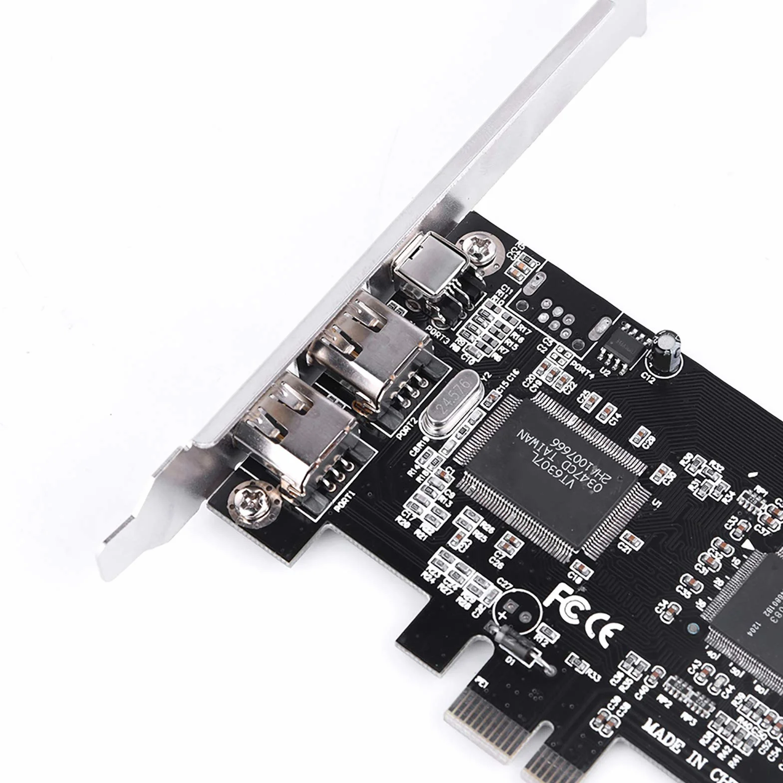 Scheda PCI-Express, controller PCI-E FireWire 1394a IEEE 1394 con cavo Firewire Cavo controller 800Mbps - 1394-1995 per bus seriale ad alte prestazioni