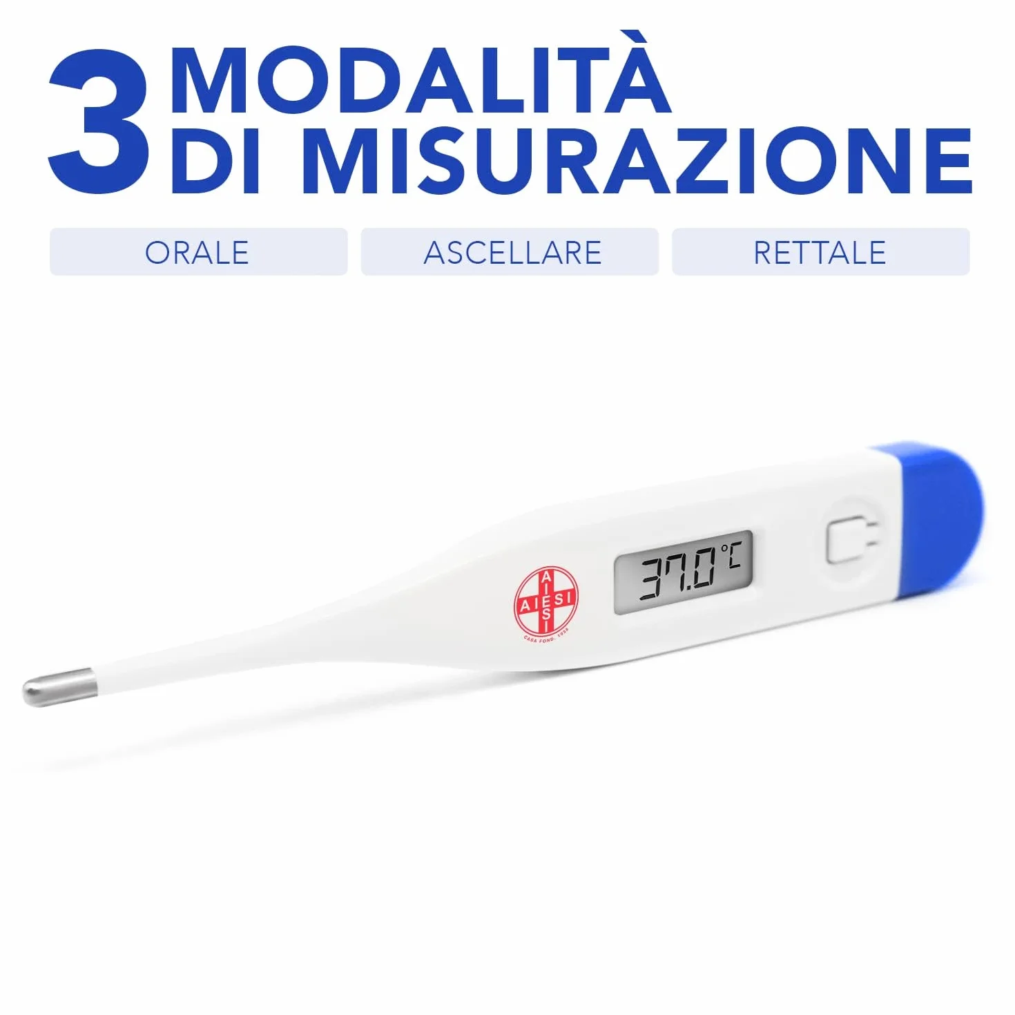 Termometro Digitale Professionale DIGITHERM per febbre adulti bambini 1 minuto Garanzia Italia 24 mesi