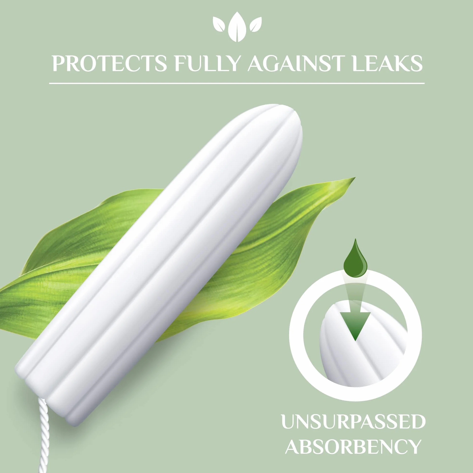 Organyc Tamponi Cotone Certificato 100% Biologico Flusso Intenso 16 Unità
