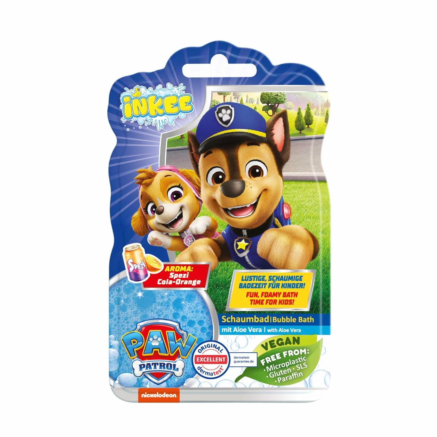 Paw Patrol Bagnoschiuma liquido per bambini 15 x 40 g aloe vera ciliegia