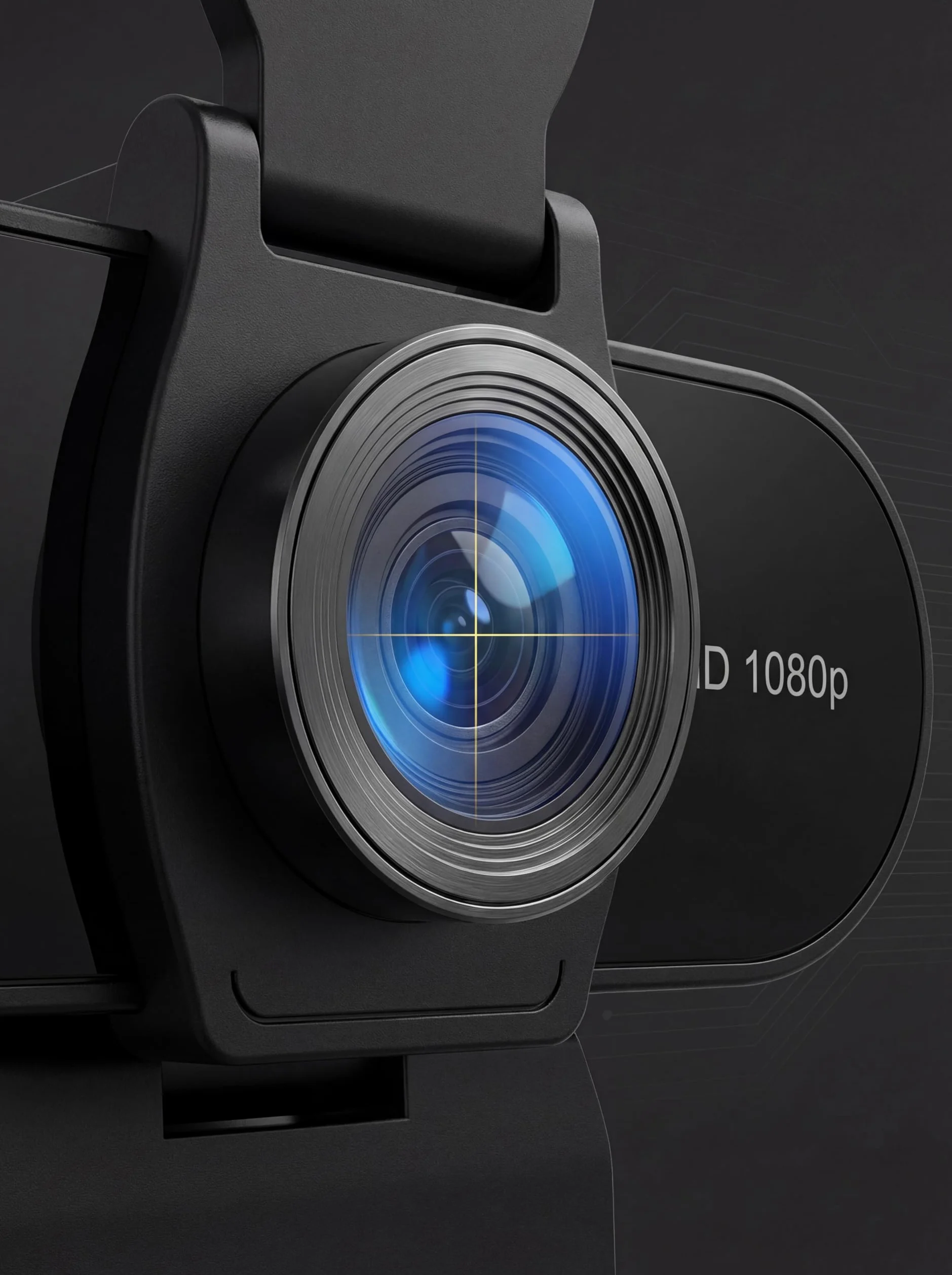 Webcam HD 1080P con microfono, cancellazione del rumore, copertura della privacy, obiettivo grandangolare, correzione automatica della luce, webcam USB Plug & Play per laptop, desktop, PC