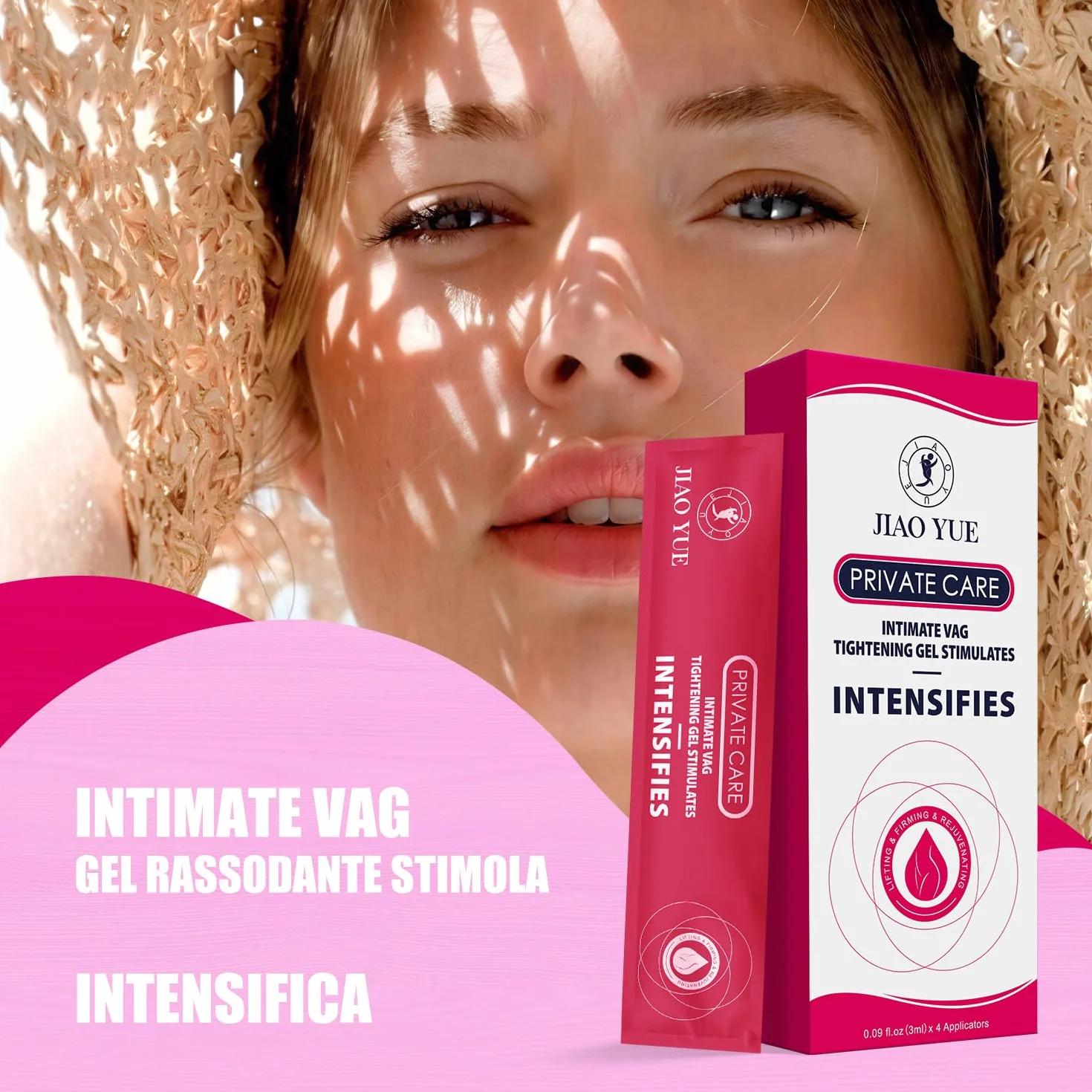 Gel astringente vaginale naturale idrata lubrifica ripara rassoda secchezza vaginale 4 pz