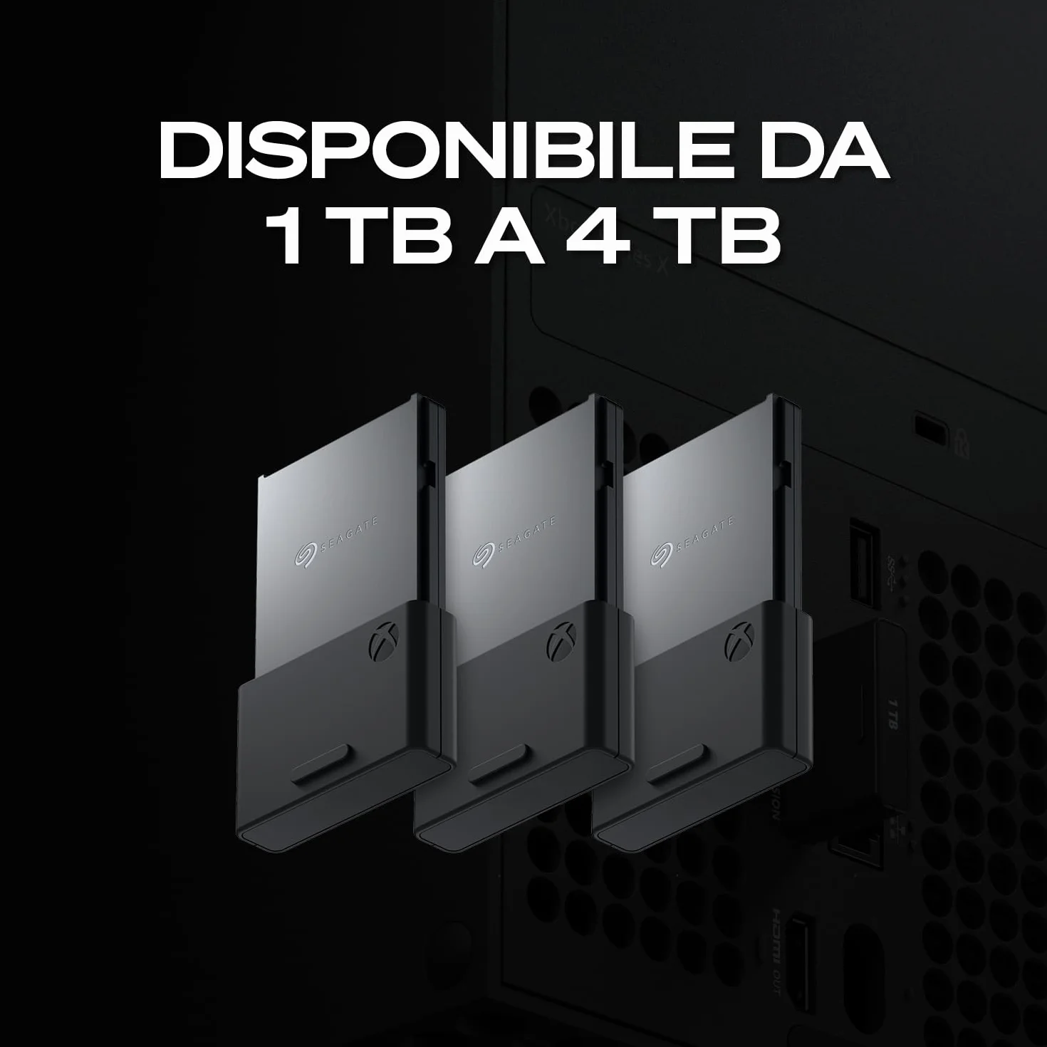 Seagate Expansion Card per Xbox Series X|S, 2TB, esterno NVMe SSD (STJR2000400)