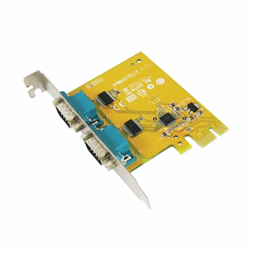 Sunix SER6437A scheda PCI Express seriale RS-232 x2