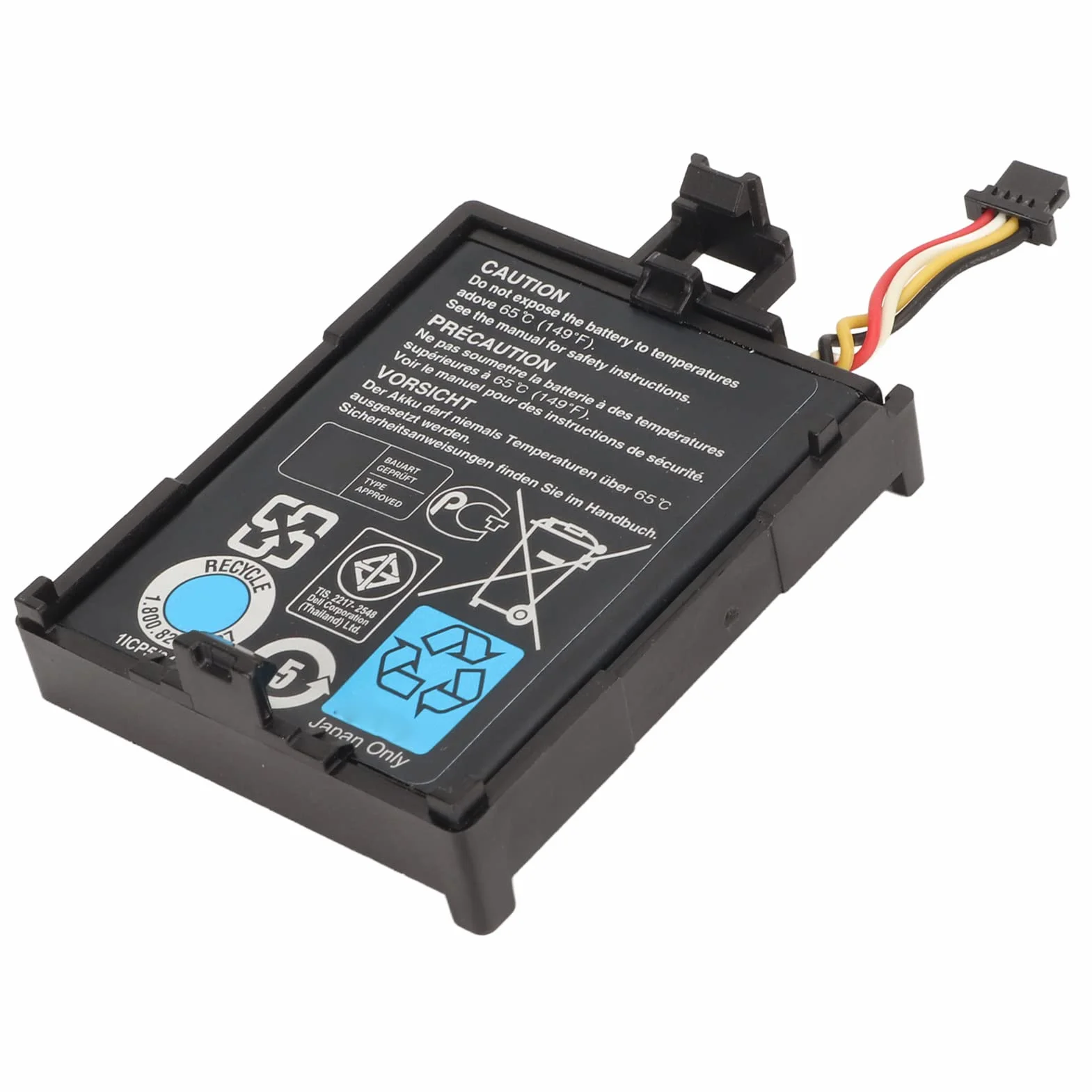 VBESTLIFE Raid Controller T40JJ 70K80 3.7V 1.8Wh 500mAh Batteria agli Ioni di Litio per dell PERC Raid H710 H710P H730 H810 H830, per PowerEdge M620 R320 R420 R520 R620 R720