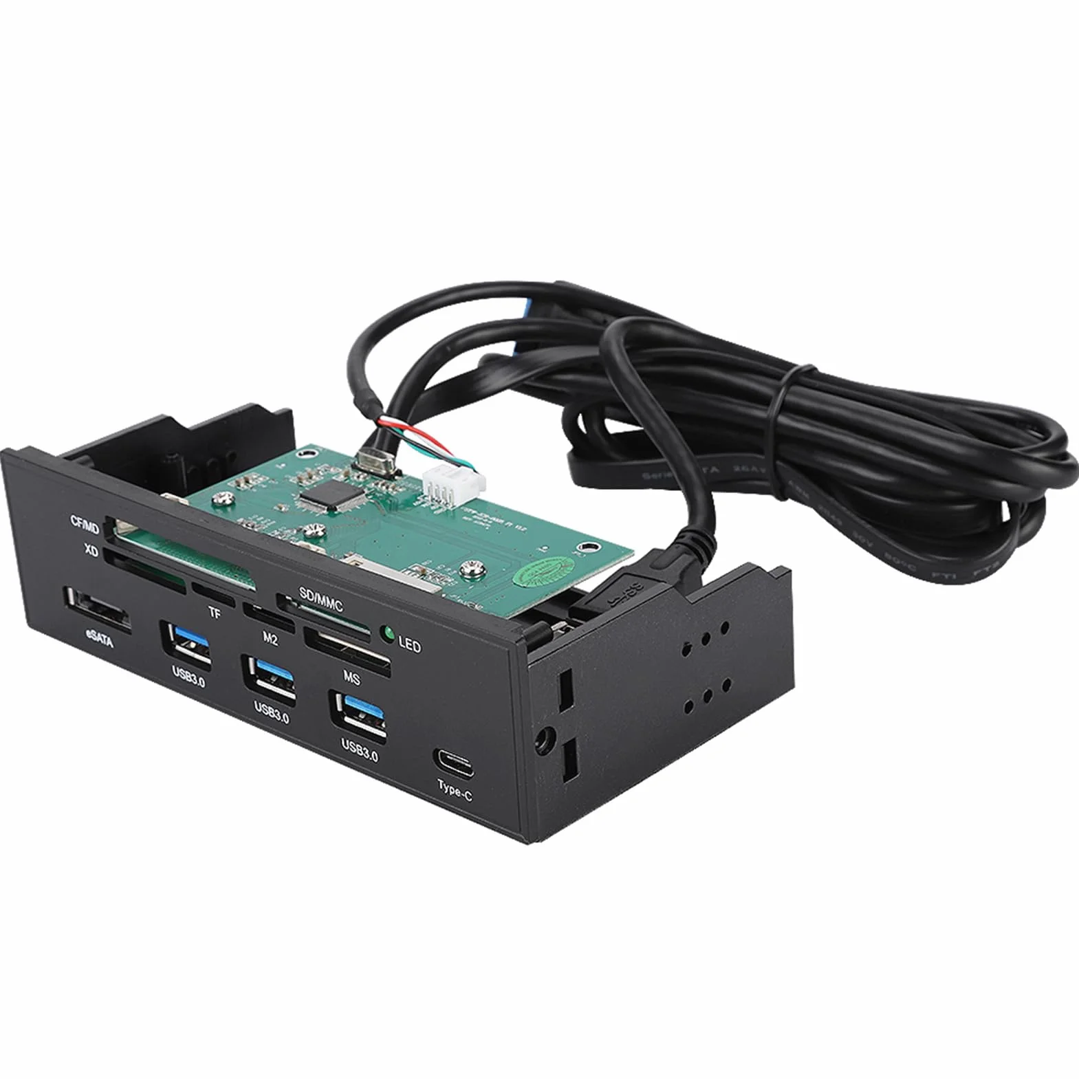 5.25" Internal Card Reader Multifunction with USB 3.0 for PC Front Panel