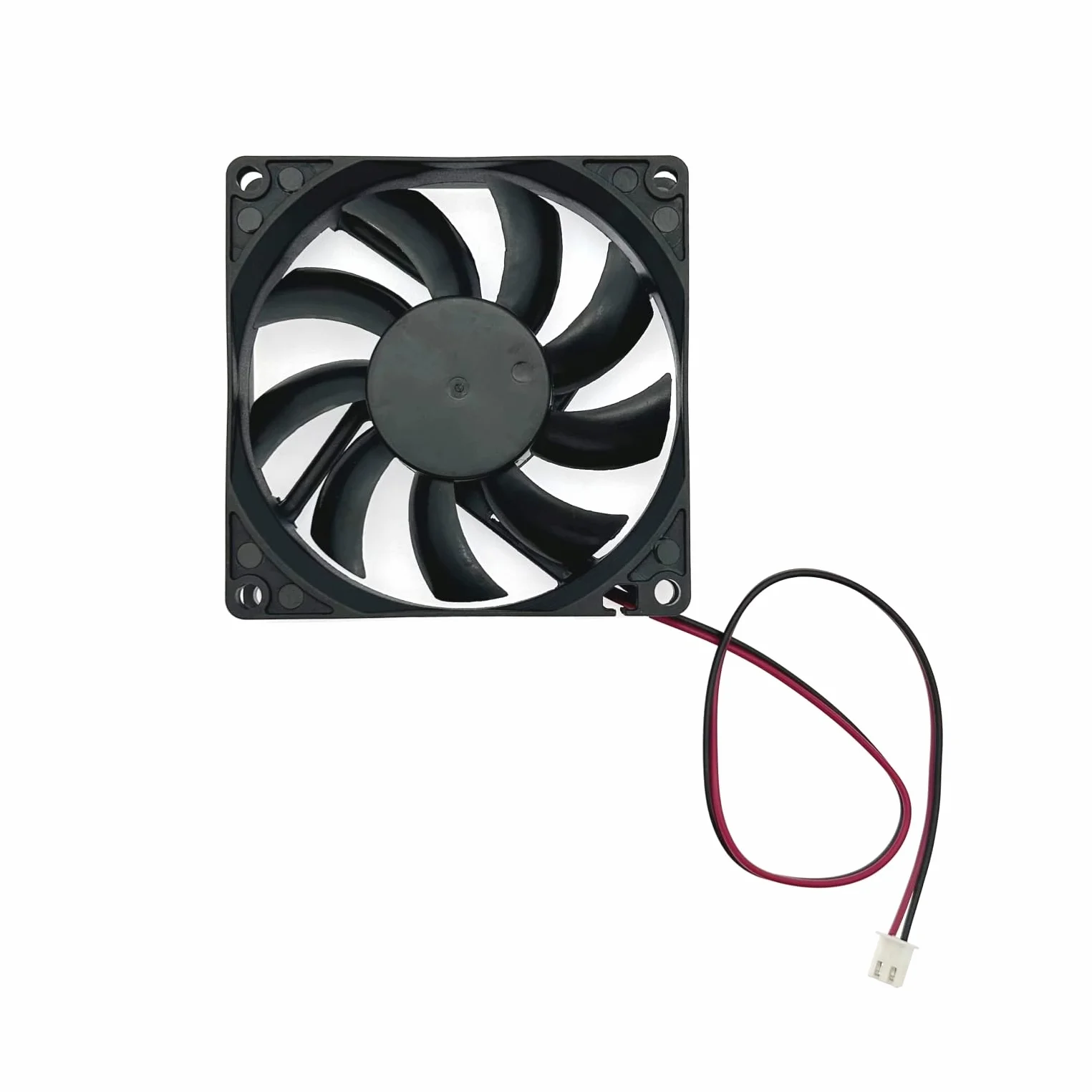 JZK 4 pezzi 80x80x15 mm 2 pin DC 24 V mini ventola di raffreddamento silenziosa con fili, 8015 piccola ventola di raffreddamento 80 mm, 8cm 24 V ventola DC brushless, ventola per stampante 3D