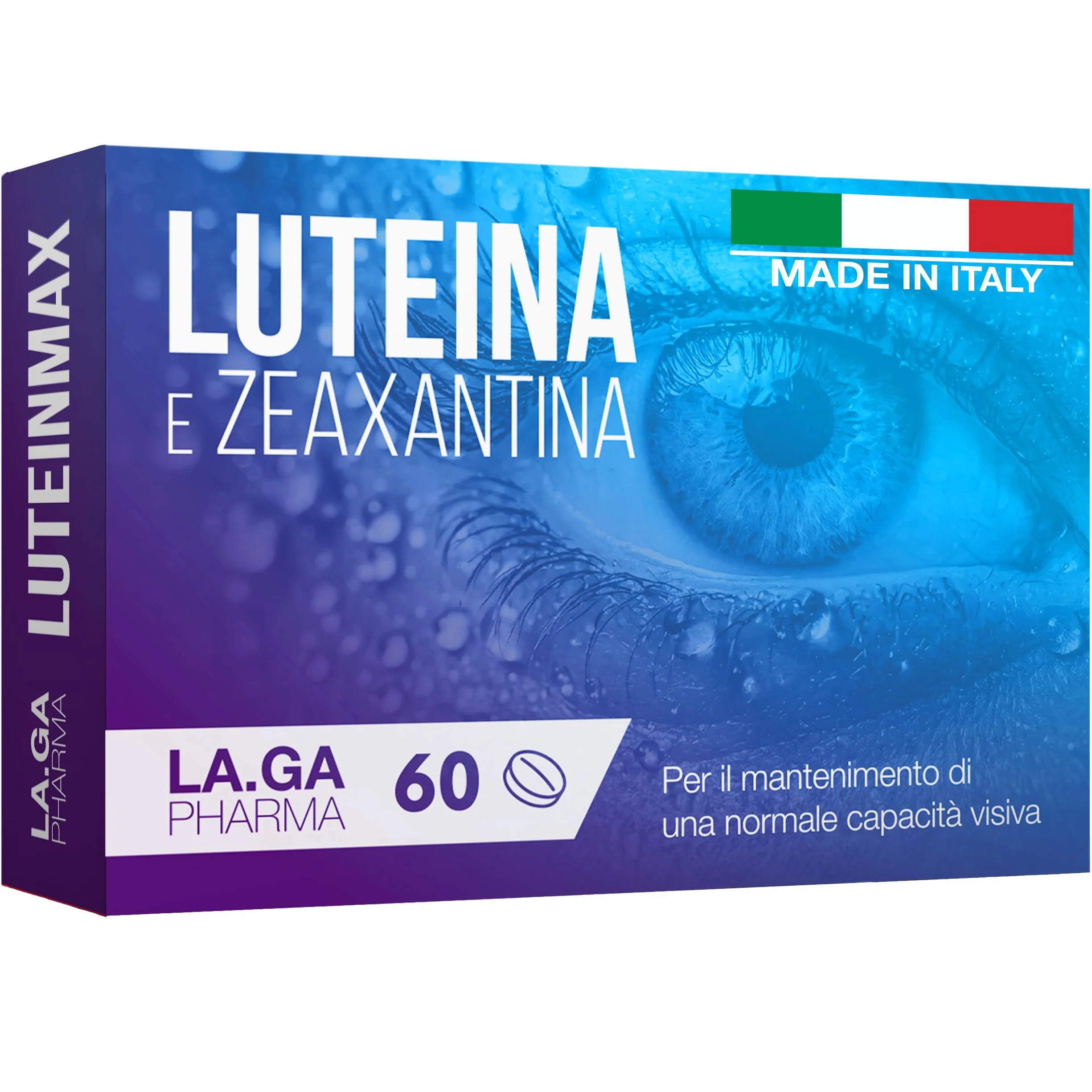 Integratore Occhi Luteina Zeaxantina Alto Dosaggio 60 Compresse Mirtillo Vitamine A E B12 Zinco Antiossidanti Vista