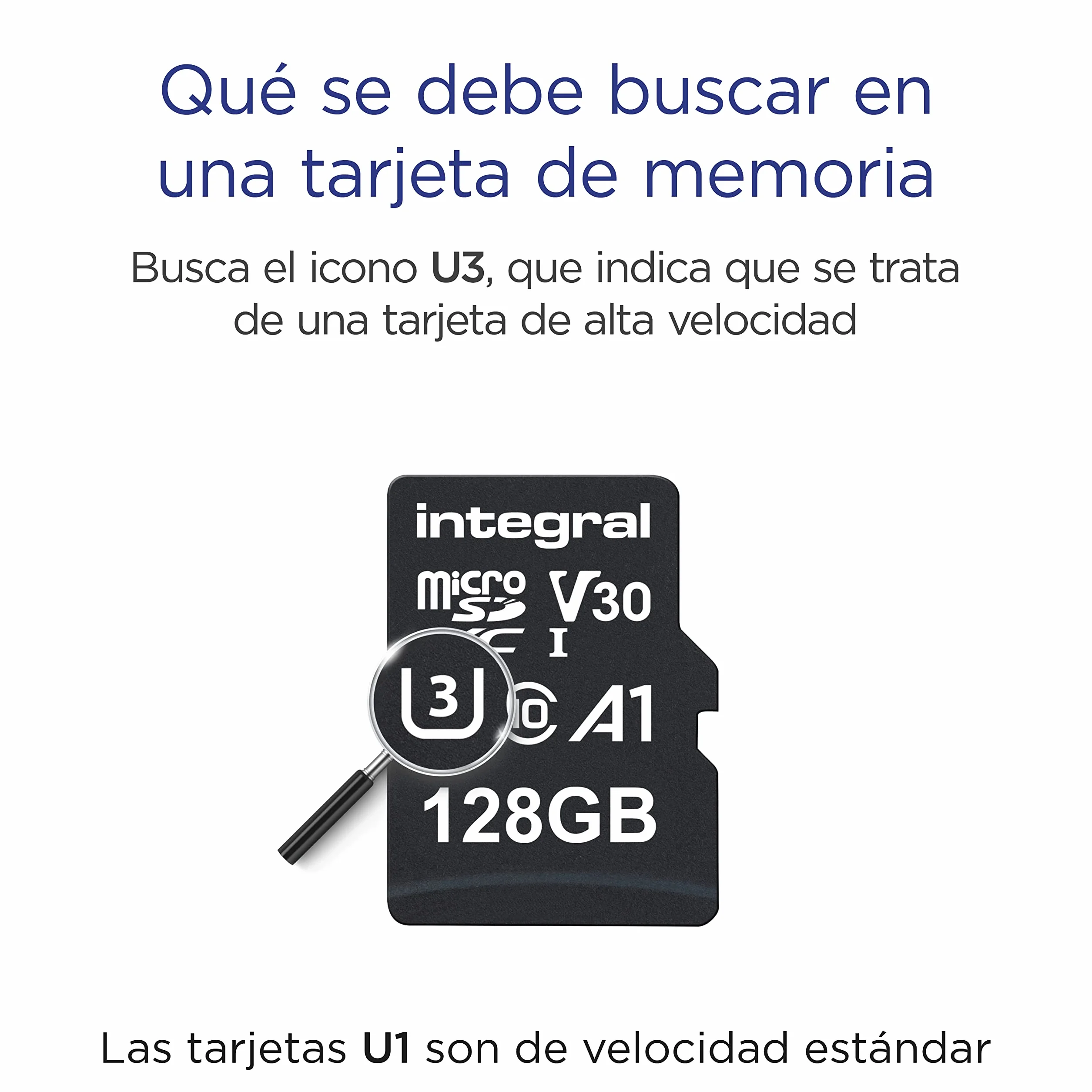 Integral Scheda Micro SD da 128 GB 4K Video Premium ad alta velocità SDXC fino a 100 MB s in lettura e 50 MB s velocità di scrittura V30 C10 U3 UHS-I A1