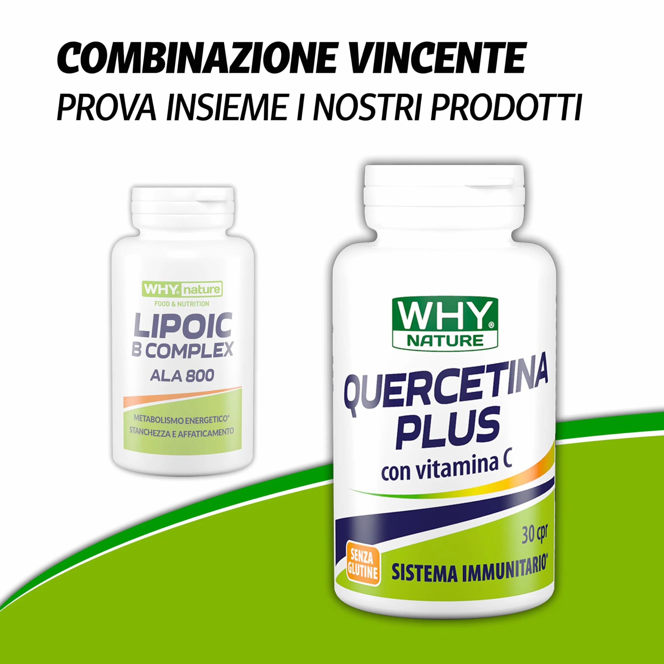 WHY NATURE LIPOIC COMPLEX Acido Alfa Lipoico 800 mg Alto Dosaggio Integratore Alimentare 90 Compresse