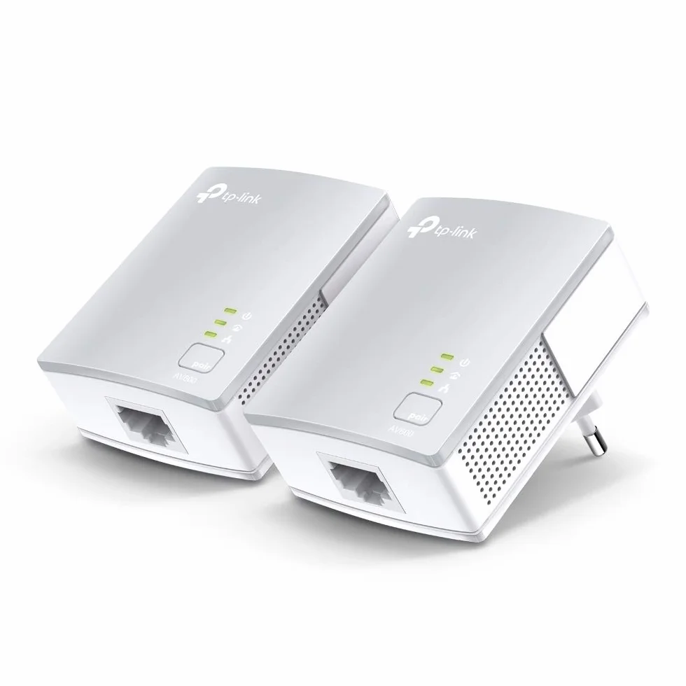 TP-Link TL-PA4010 Kit Powerline AV600Mbps, 1 Porta Ethernet, Plug & Play, Portata 300 Metri, Design in Miniatura, Ultracompatto, Modalità di Risparmio Energetico, Espandi la Rete