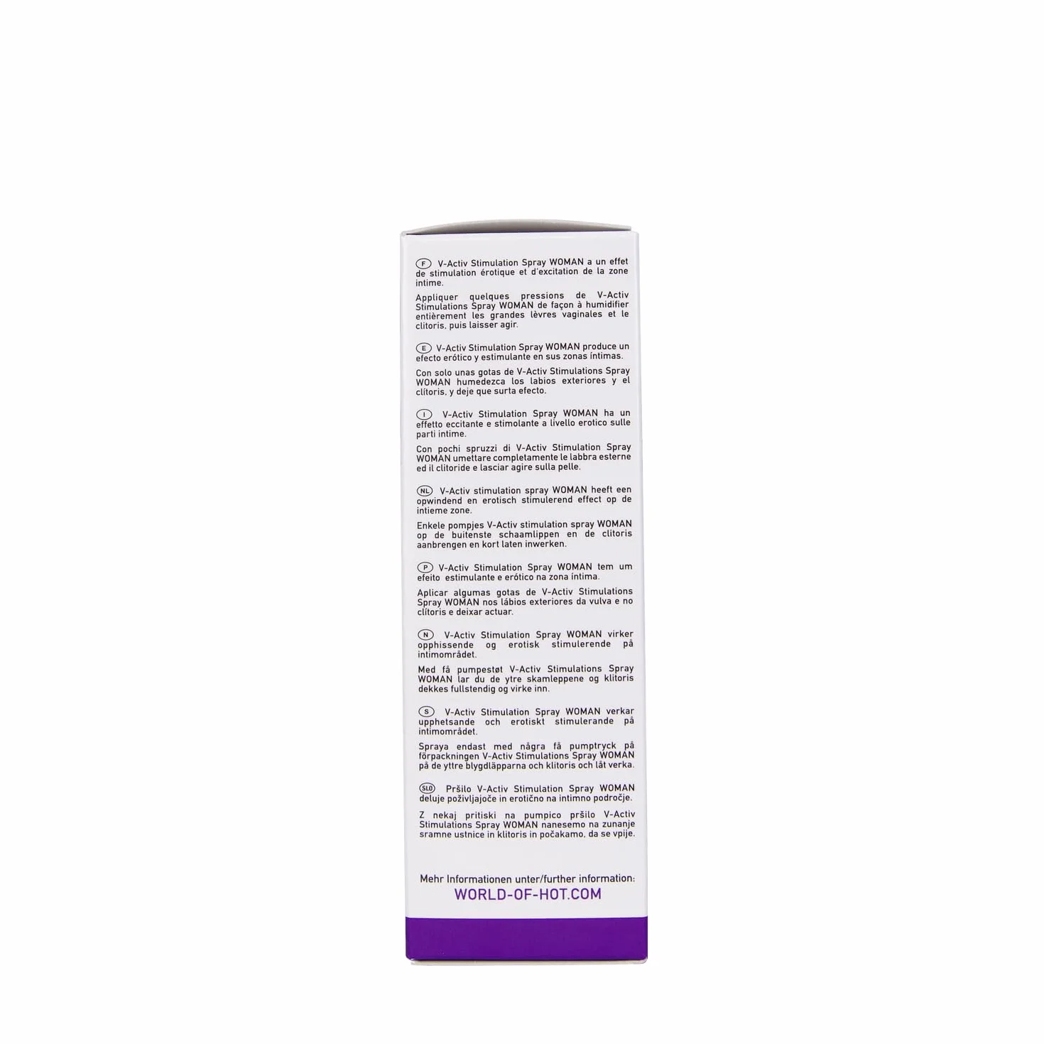 HOT Spray per stimolazione V-Activ per donne 50 ml