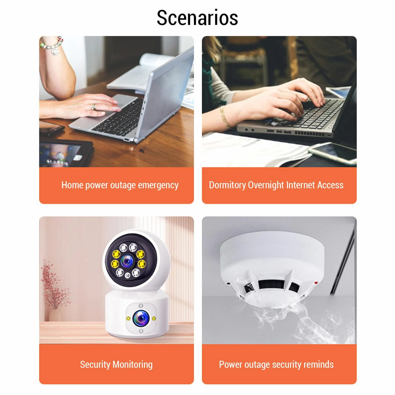 UPS Batteria Backup 6000Mah Alimentazione Ininterrotta con Indicatore LED Intelligente 5V 9V 12V Uscita più Protezioni Emergenza Potenza di Emergenza (Spina europea)