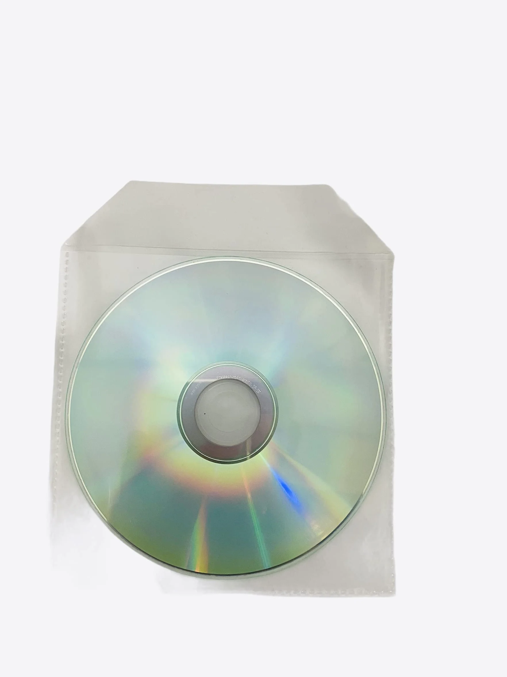Dragon Trading®, 100 buste trasparenti in plastica per CD, DVD. Custodie trasparenti da 100 micron, confezione da 100