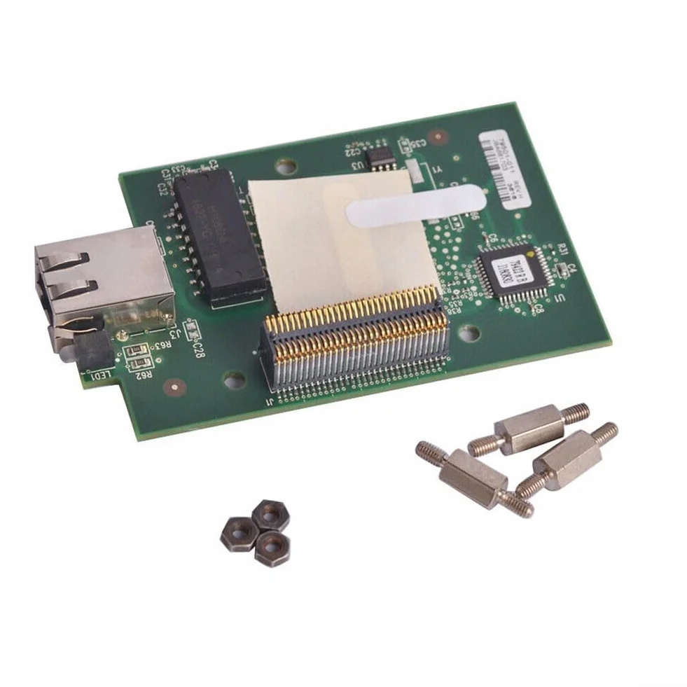 Scheda di rete per stampante di etichette Zebra ZM400 ZM600, modulo server di stampa Ethernet interno 79823 79501-011, adattatore LAN integrato di ricambio