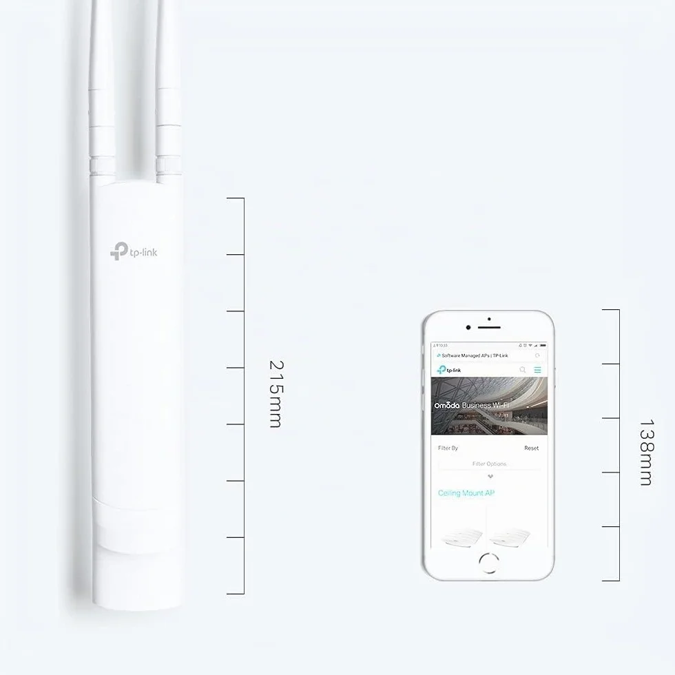 Tp-Link Eap110-Outdoor 300Mbit/S Power Over Ethernet (Poe)whitewlan Access Point -wlan Access Points (300 Mbit/S, Ieee 802.11B,Ieee 802.11G,Ieee 802.11N,Ieee 802.3,Ieee 802.3Ab,Ieee 802.3U)