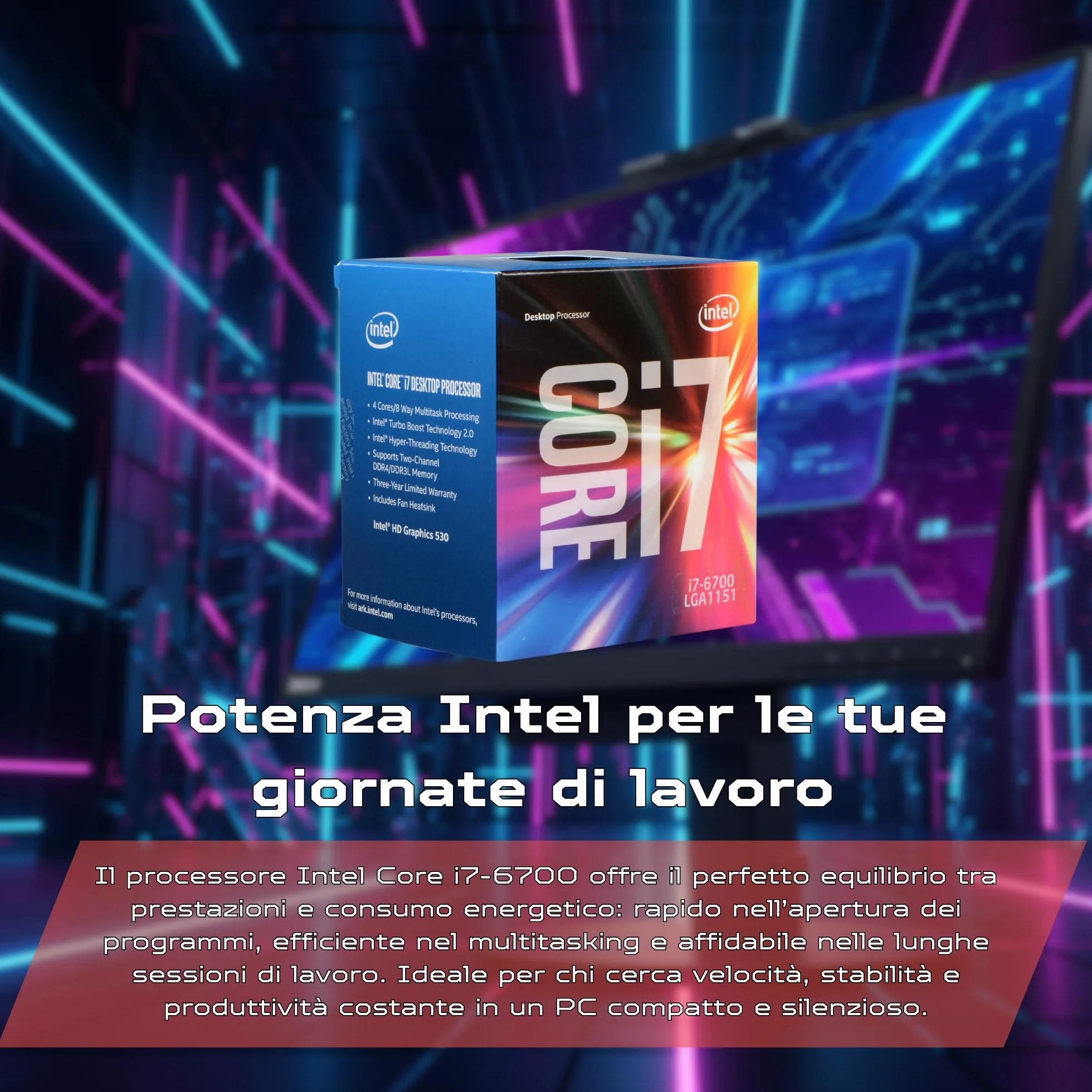Lenovo ThinkCentre TIO24 24" Full HD Intel Core i7 3.60 GHz 16 GB 512 GB SSD Webcam Win 11 Pro Ricondizionato