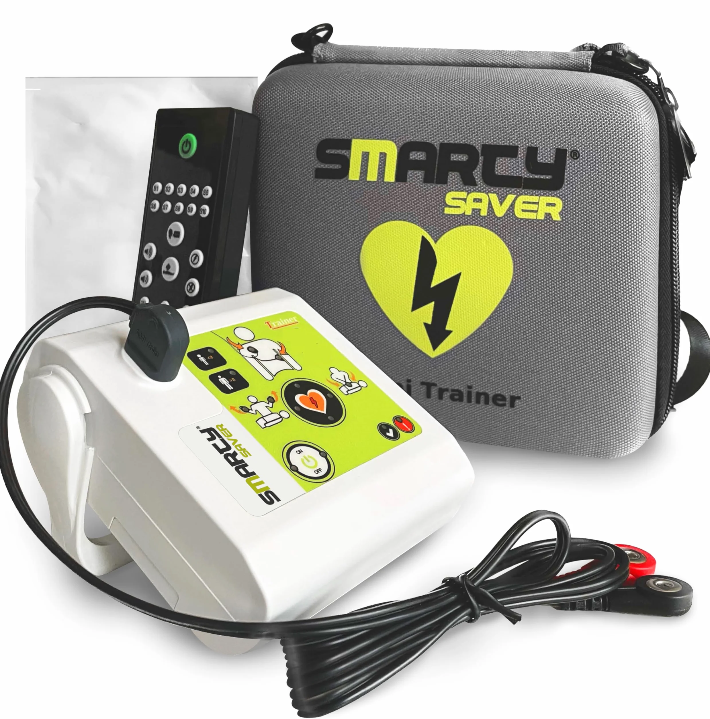 AMI ITALIA Defibrillatore mini trainer SMARTY SAVER completo di accessori Made in Italy