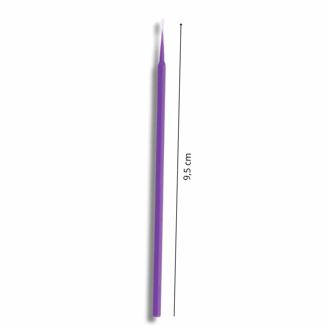 PARENCE.- Set di 100 detergenti di precisione - Testina in cotone, ideale per elettronica, gioielleria e finiture - Lunghezza 9,5 cm - Pratica tasca con zip, colore casuale
