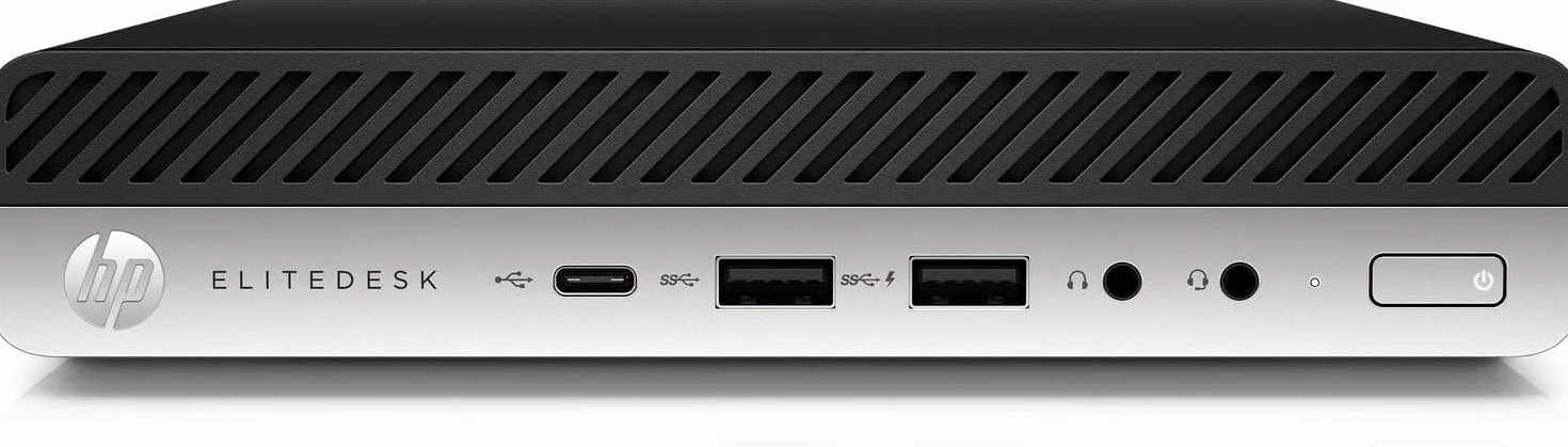 HP EliteDesk 800 G5 Mini PC Desktop, Intel Core i5-9500T, 8 GB RAM, 256 GB SSD, WiFi, Bluetooth, Windows 11 Pro (ricondizionato)