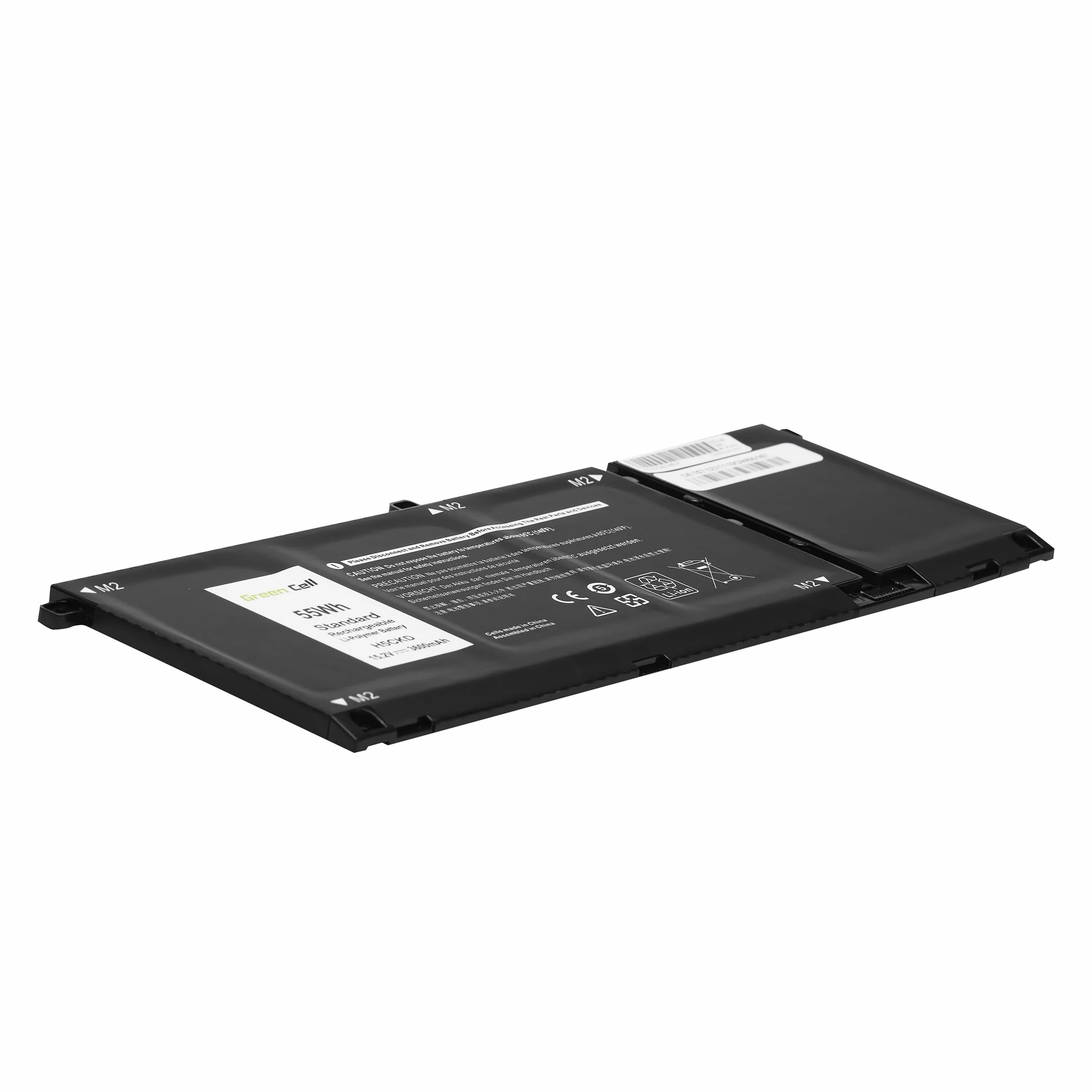 Green Cell Batteria H5CKD TXD03 per Dell Inspiron 13 7306 Silver 14 5400 5401 5406 5408 7300 7405 15 5501 5502 5508 5509 7506 Latitude 3410 Vostro 5300 5301 Portatile (3600mAh 15.2V Nero)