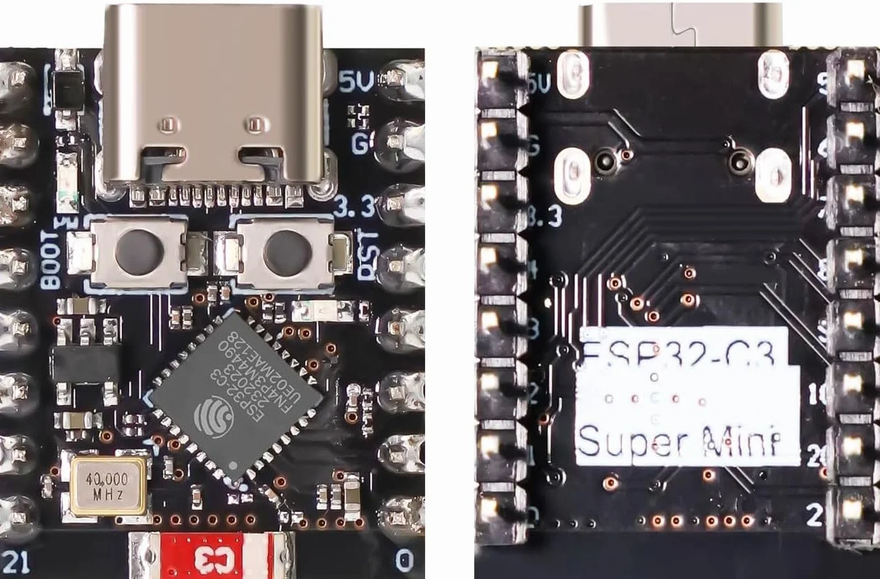 ESP32 ESP32-C3 Scheda di sviluppo Mini ESP32 C3 Supporta WiFi Bluetooth Compatibile con Arduino (3PCS)