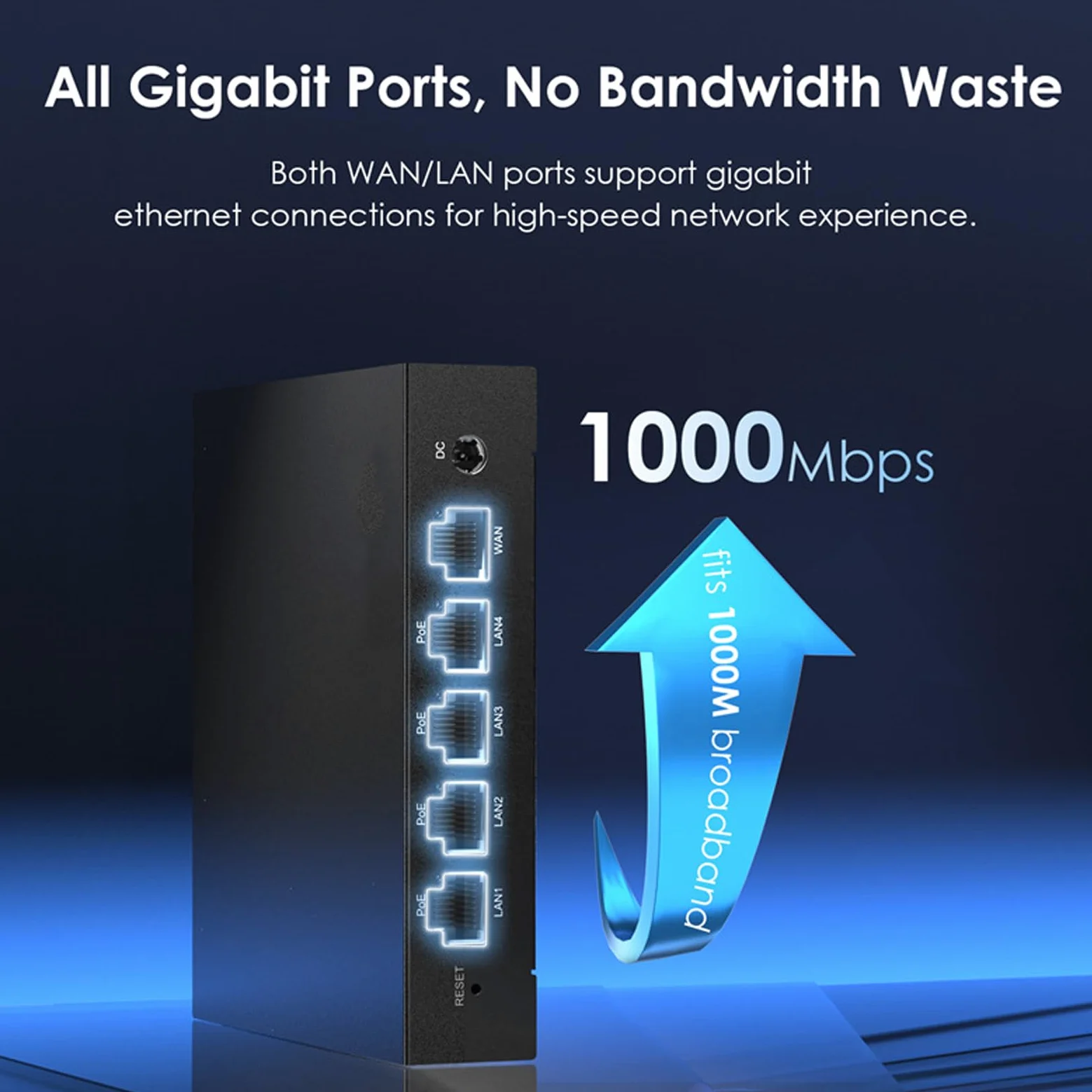 Sxhlseller Managed 5 Port PoE Switch for Home and Hotel Use | Controllo LED avanzato, configurazione semplice, flessibilità nell\'implementazione