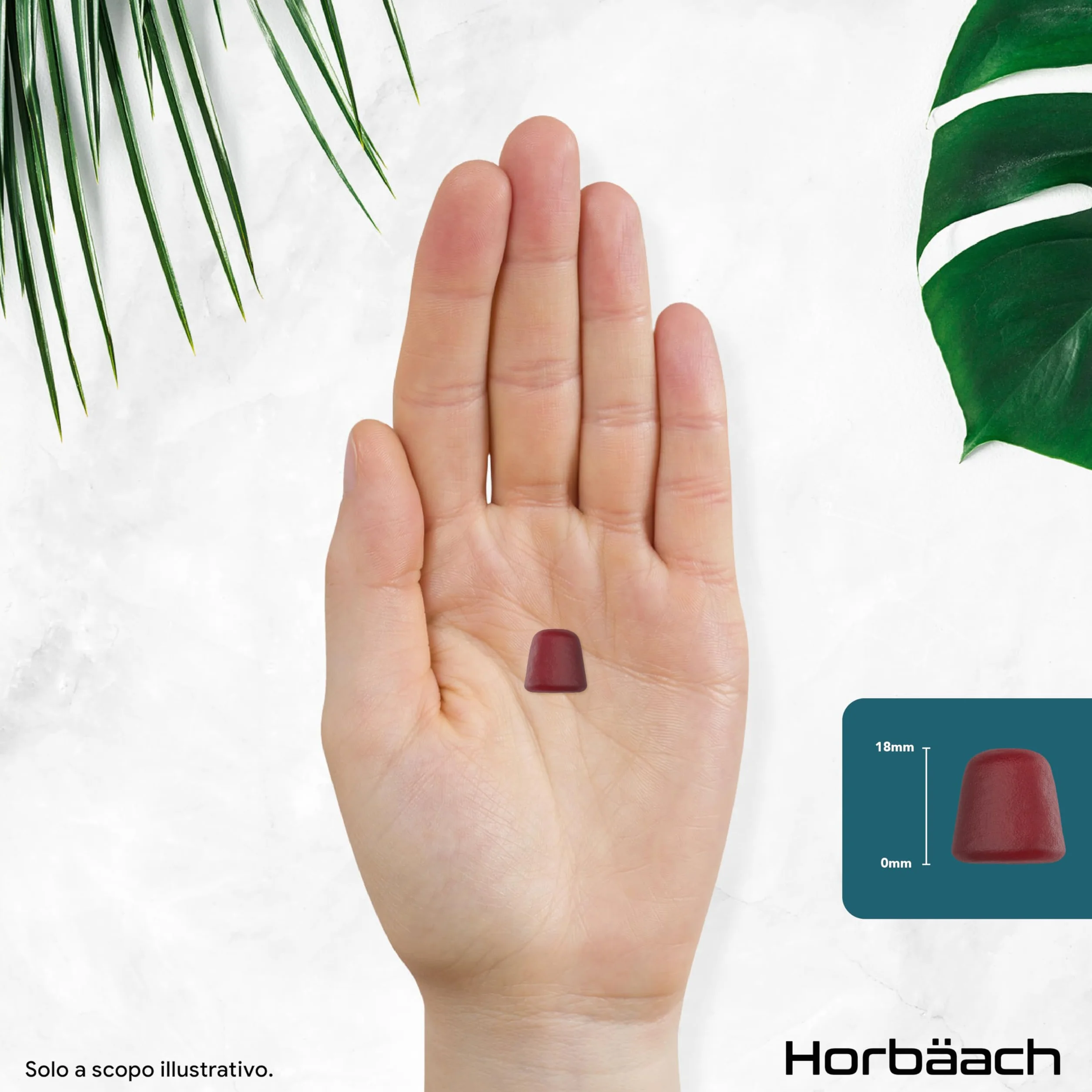Horbaach Multivitaminico Gommose Omega 3 6 9 60 Caramelle con Vitamina C A B D Biotina Zinco