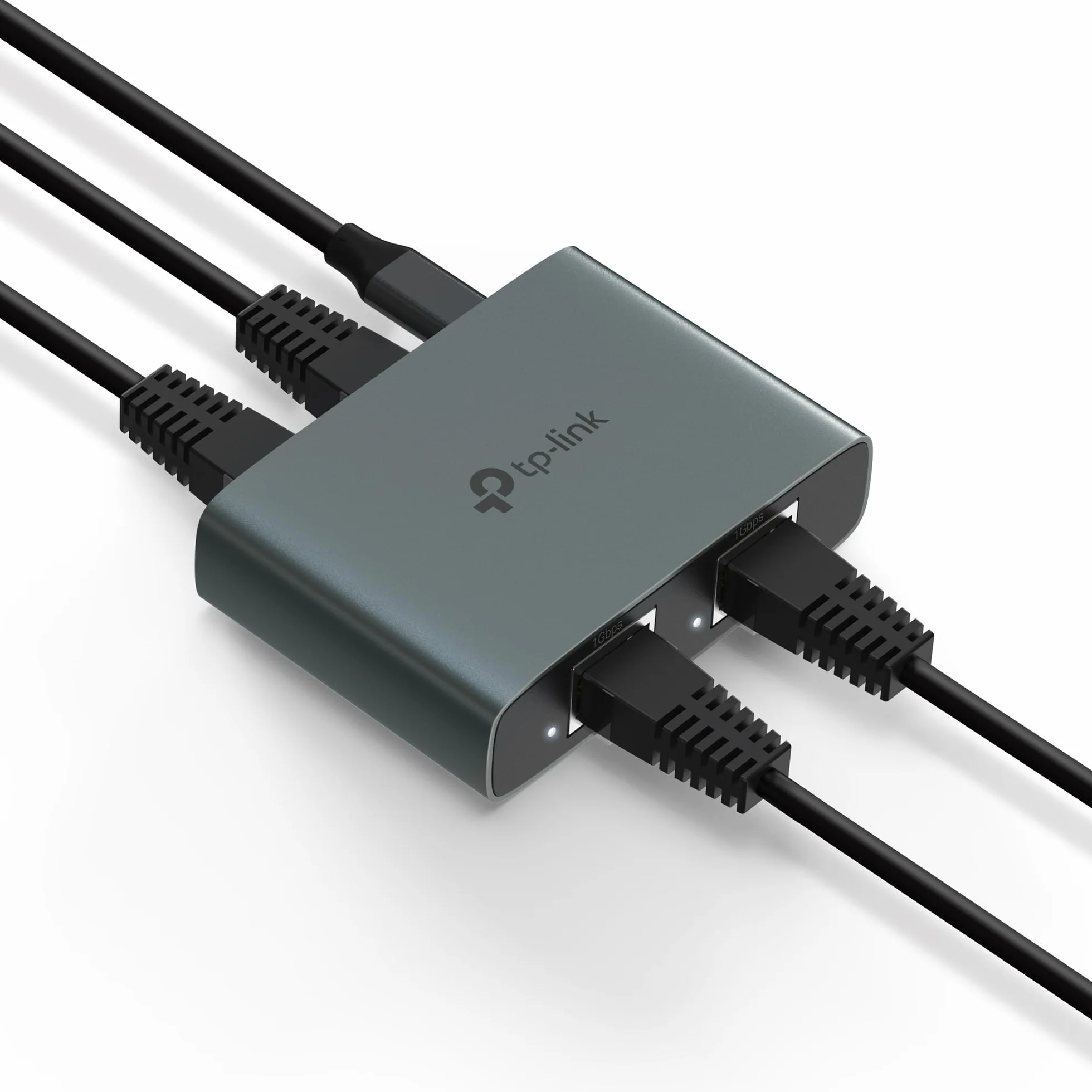 TP-Link EH310 Sdoppiatore Ethernet Gigabit, Velocità Gigabit 1000 Mbps da 1 a 3, Compatibile con Cavi Ethernet di Cat 8/7/6/5e/5, Involucro in Leghe di Alluminio, Plug&Play