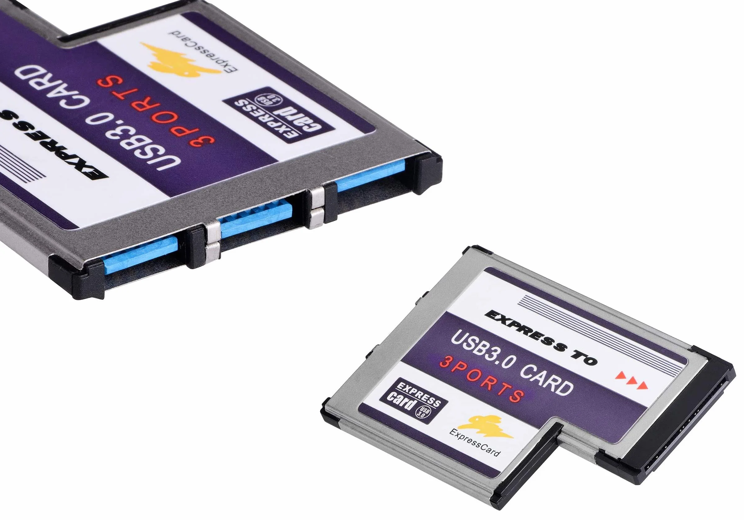 KALEA-INFORMATIQUE Express Card 54mm (EXPRESSCARD 54) per scheda controller USB 3.0 con 3 porte USB3.0 5G e chipset FL1100