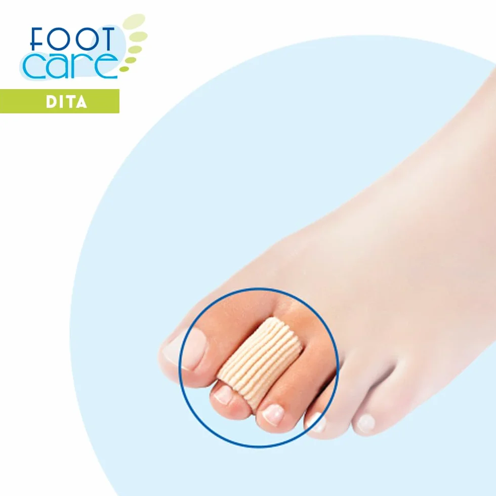 MASTER AID Footcare Dita Protezione Tubolare Lavabile Riutilizzabile Small 2 Pezzi 75mm 15mm