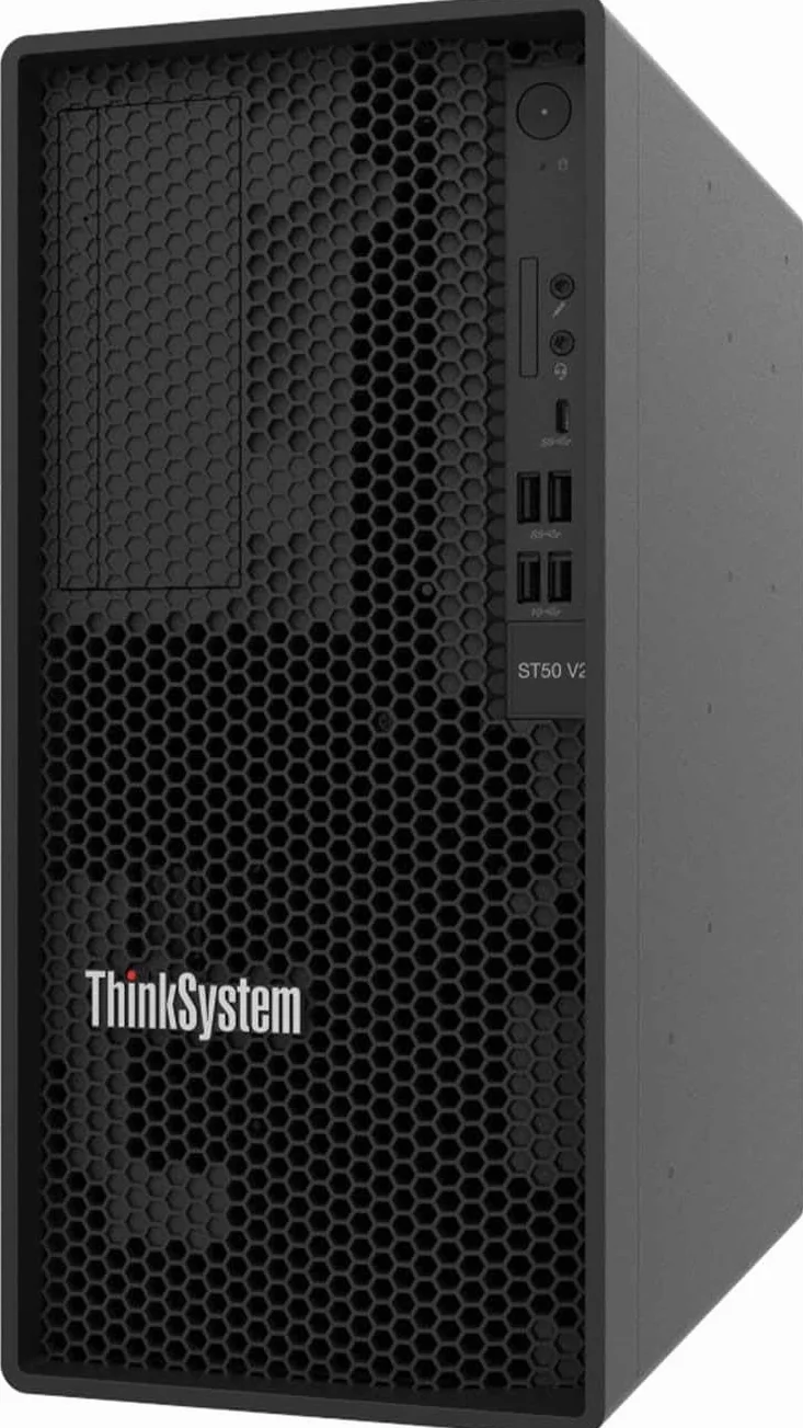 Lenovo ThinkSystem ST50 V2 Xeon E-2324G 32GB RAM 2x 1TB SATA Controller Win Server 2022