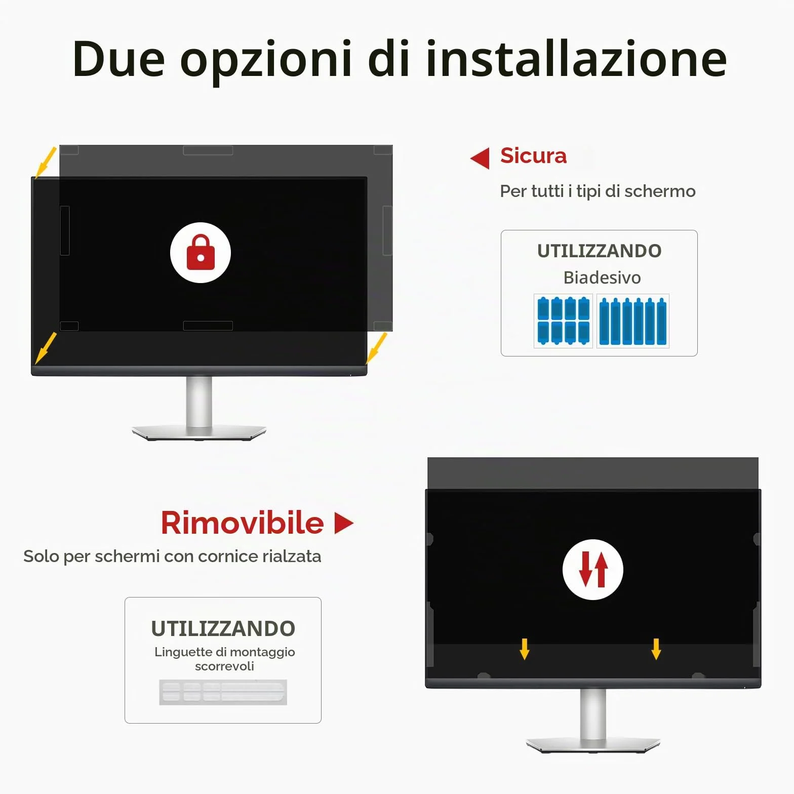 BERSEM Schermo Privacy per Computer da 22 Pollici Rimovibile Filtro Schermo Anti Luce Blu Antiriflesso per Laptop Widescreen 16:9 (22 pollici), Anti-Spia, Antigraffio, Anti-UV