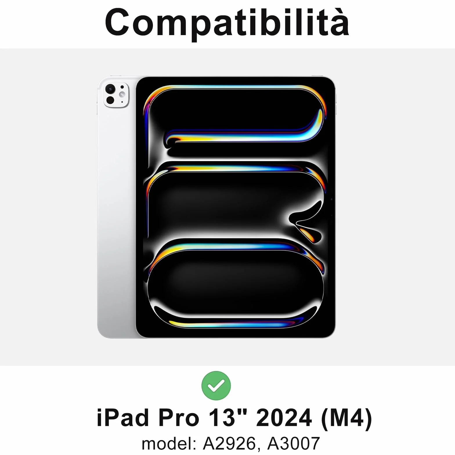 WINCHKING Custodia con Tastiera per iPad Pro 13" M5 2025/M4 2024, Cover Bluetooth Magnetica Tastiera per iPad Pro 13 Pollici (M5/M4, 2025/2024), QWERTY Italiano Layout, Nero
