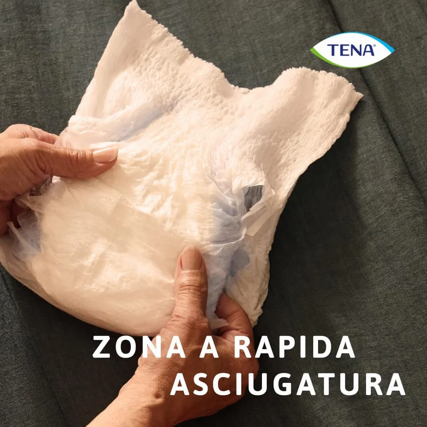 TENA Pants Plus Large (L) Mutandine Assorbenti Monouso per Perdite Urinarie, 4x14 Pezzi