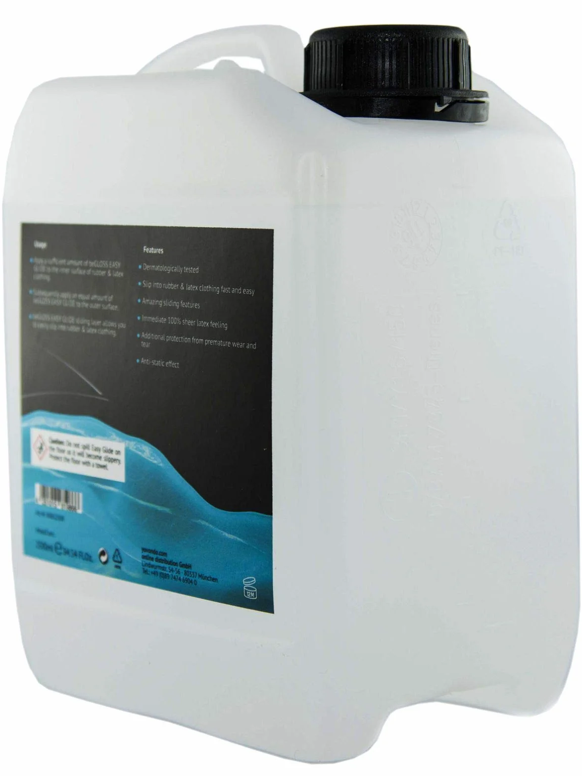 beGLOSS Easy Glide 2500 ml Pure Feeling Lubrificante per Medicazioni Gomma e Lattice