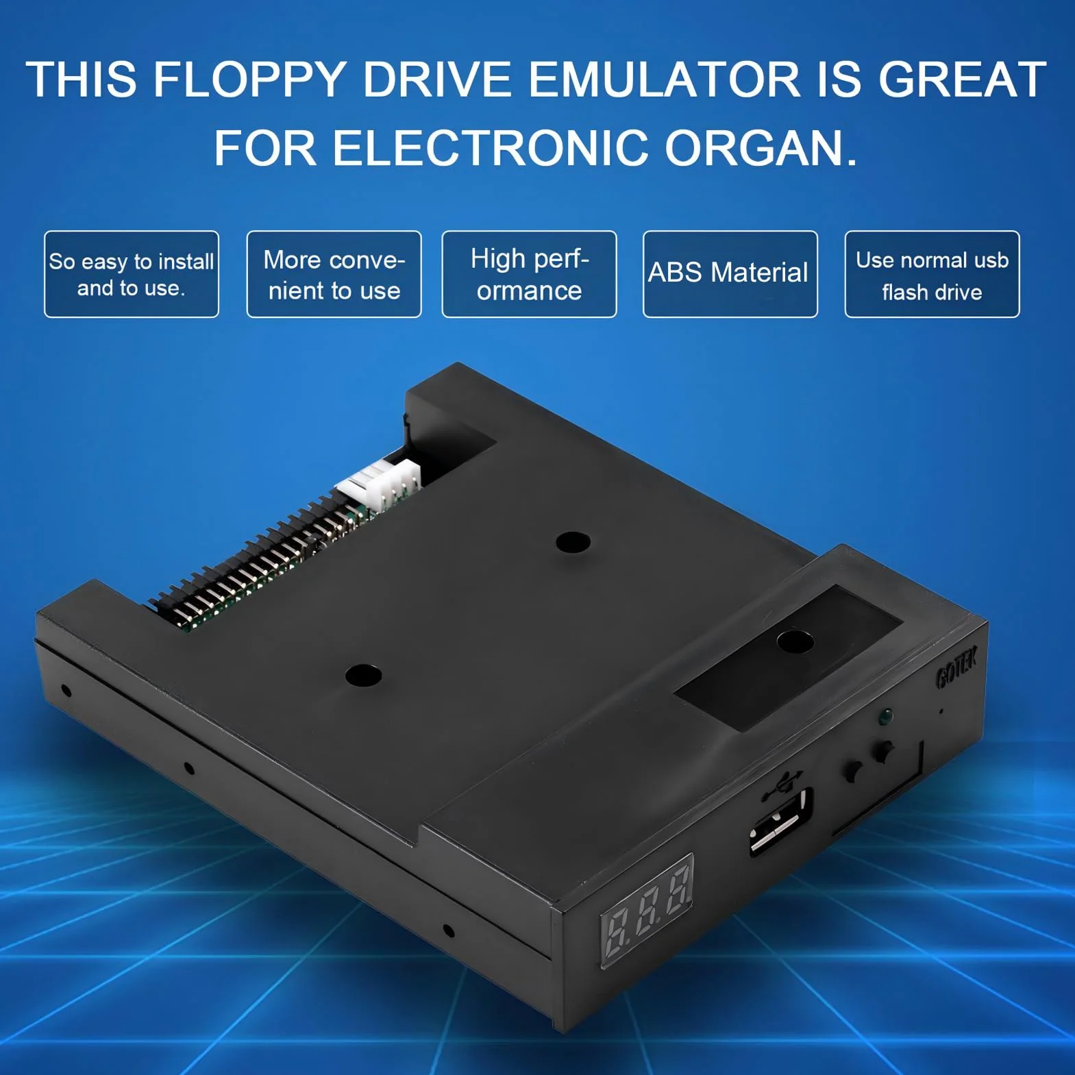 Emulatore di unità floppy USB SFR1M44-U100 1,44 MB 3,5" Floppy unità floppy emulatore USB SSD Floppy emulatore per tastiera musicale