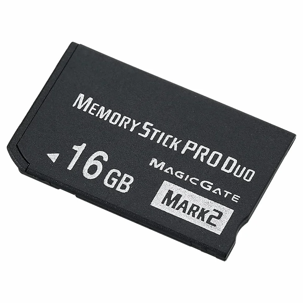 Scheda di memoria Memeory Stick Pro Duo (Mark2) ad alta velocità da 16 GB, compatibile con Sony PSP1000, 2000, 3000