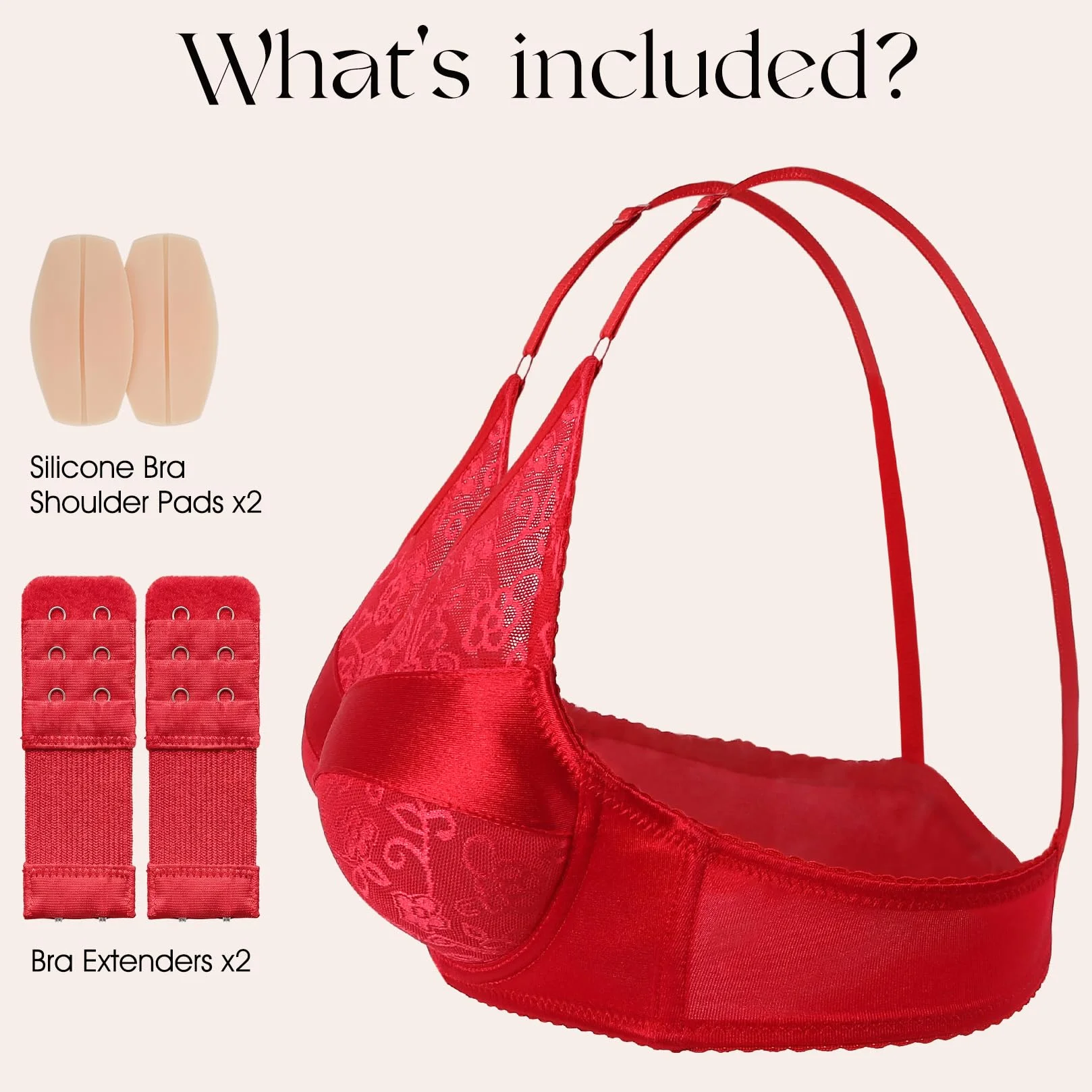 Vollence Reggiseno Tascabile in Silicone Falso Seno