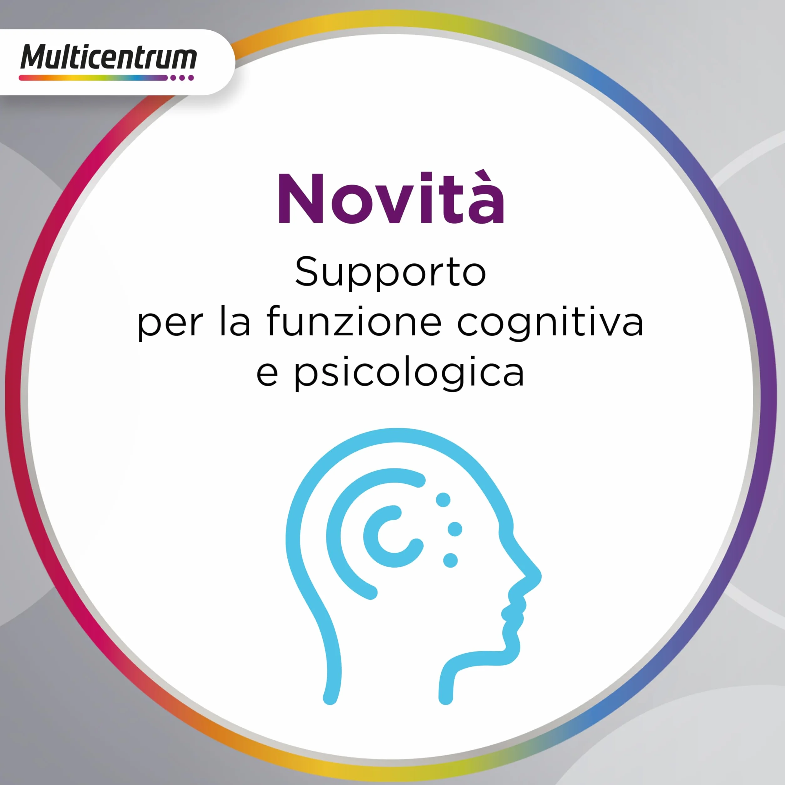 Multicentrum Donna 50+ Integratore Multivitaminico completo 30 Compresse per combattere stanchezza e affaticamento
