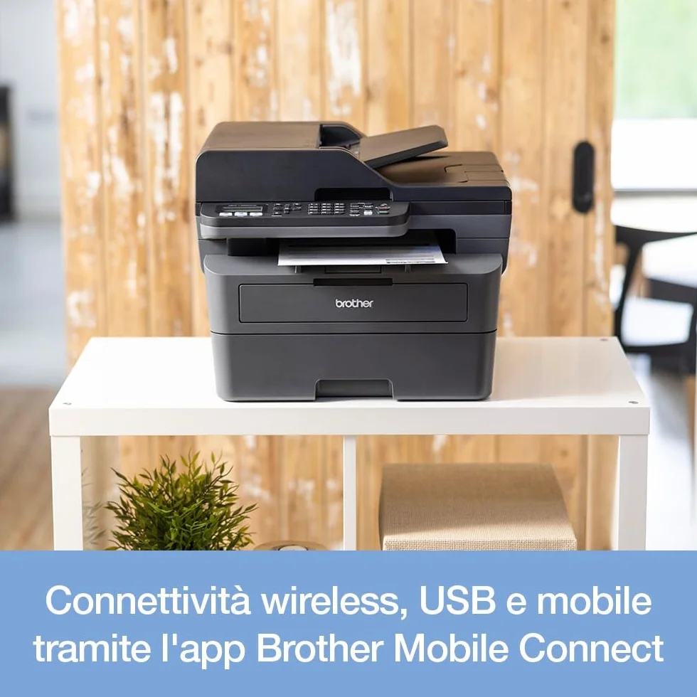 Brother MFCL2800DW Multifunzione Laser Monocromatica B/N 32 ppm Stampa Fronte/Retro WiFi LAN USB
